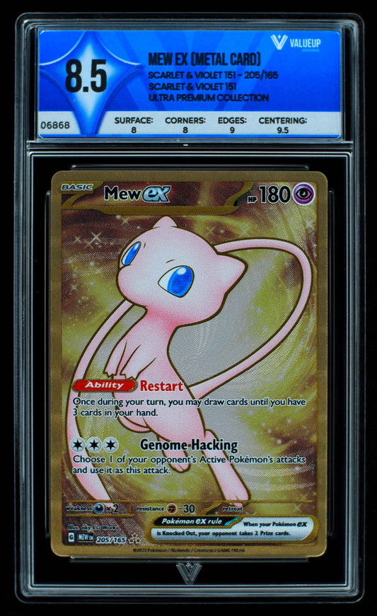 06868 MEW EX (METAL CARD) Grading Card