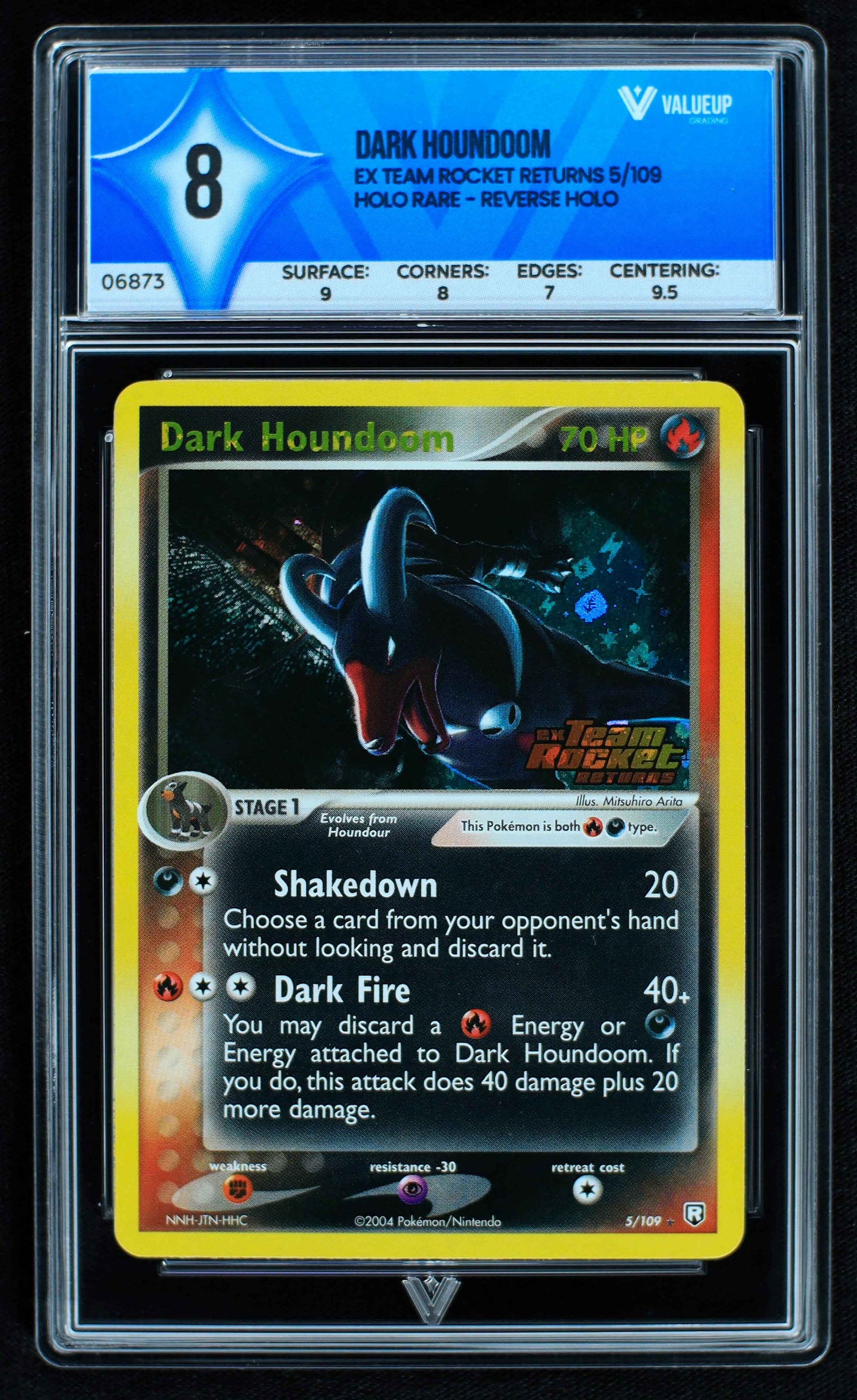 06873 DARK HOUNDOOM Grading Card