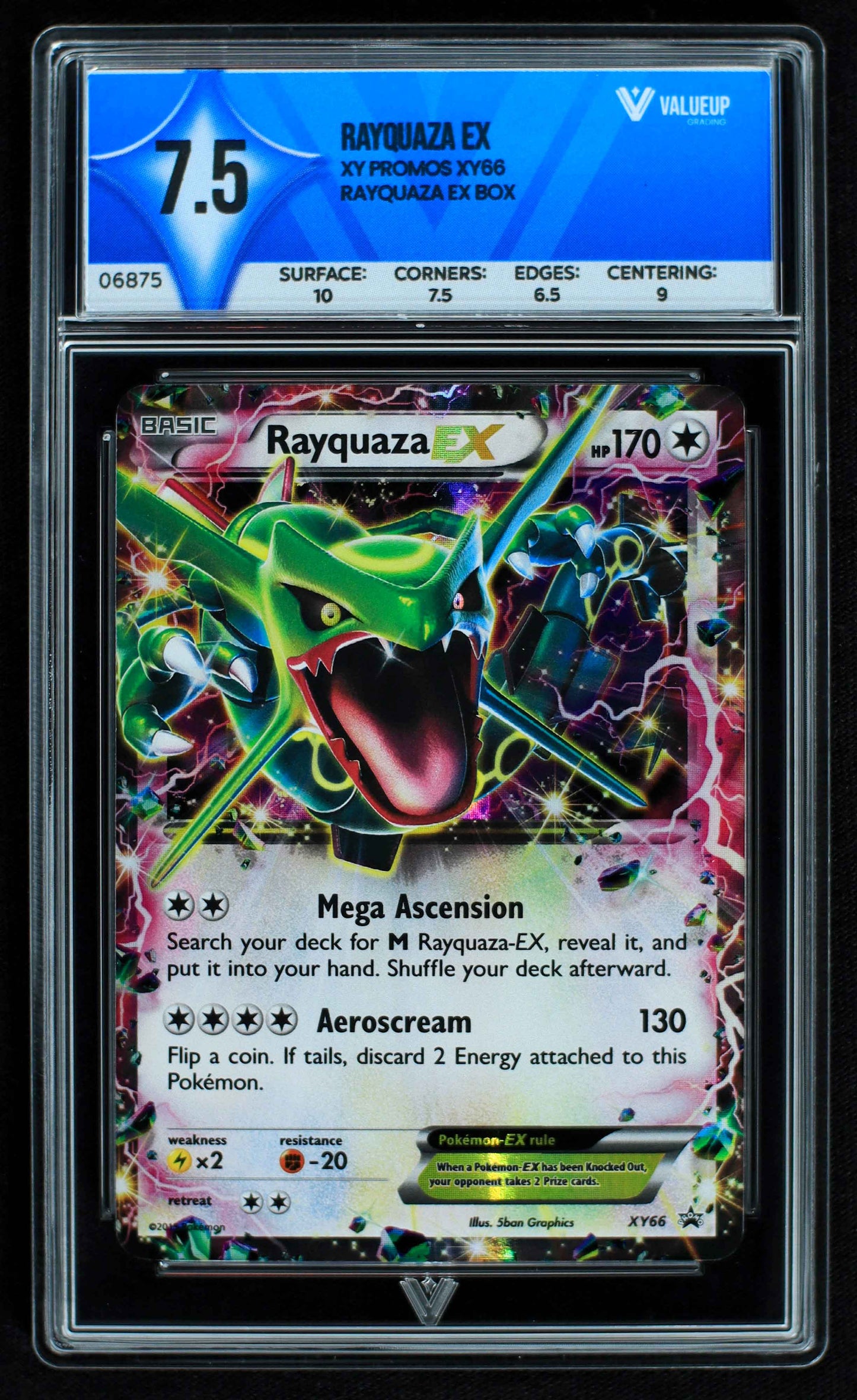 06875 RAYQUAZA EX Grading Card