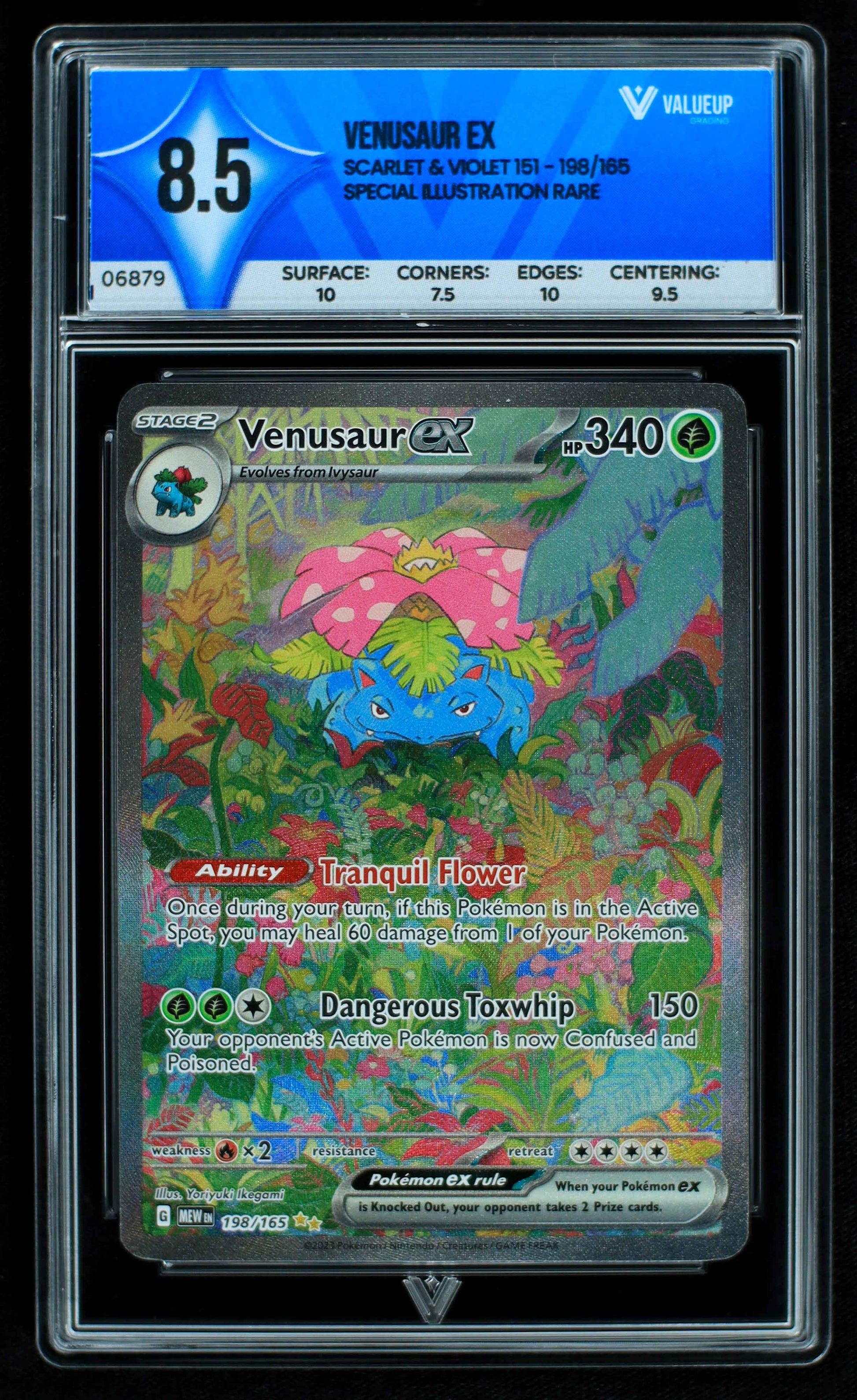 06879 VENUSAUR EX Grading Card