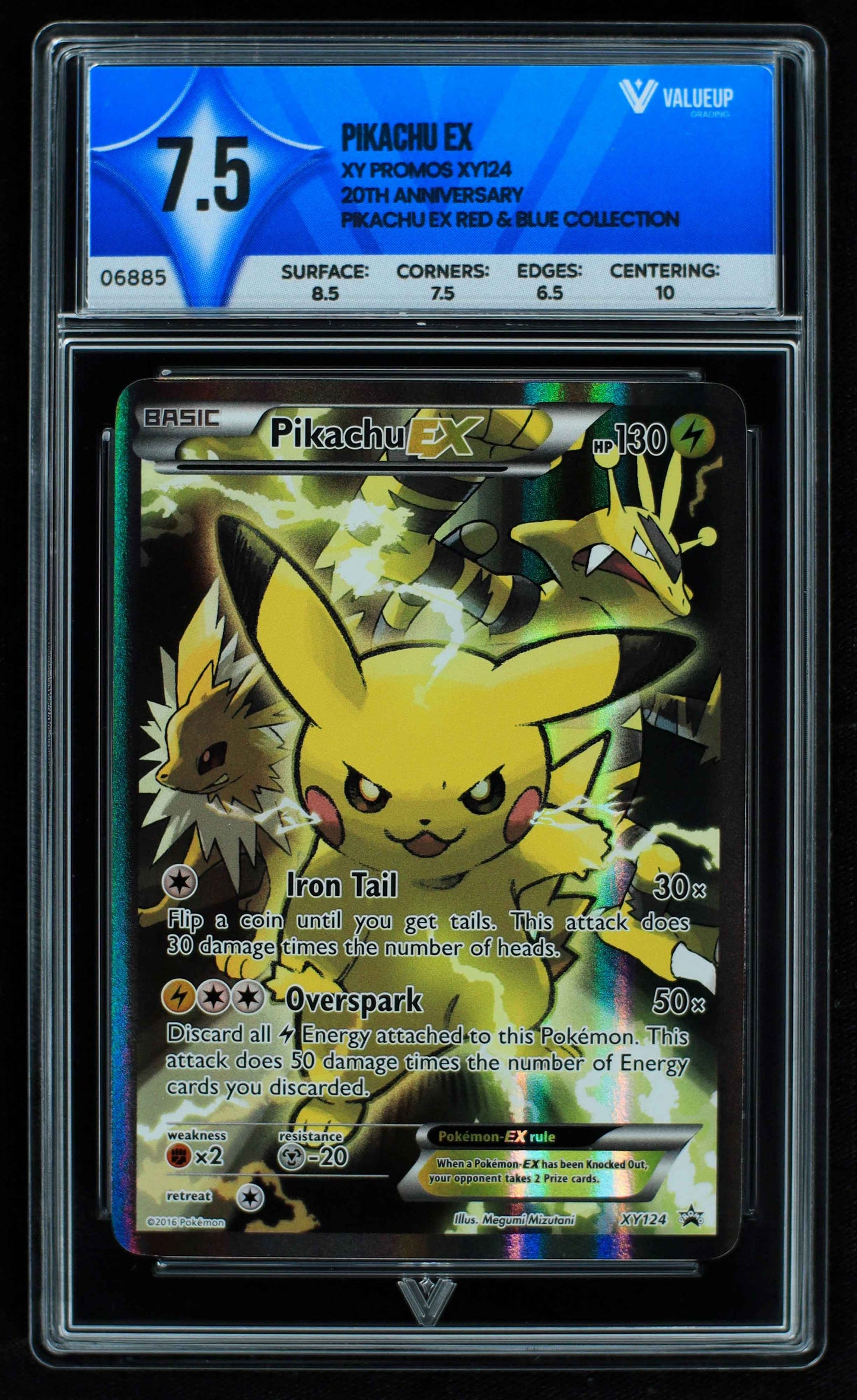06885 PIKACHU EX Grading Card
