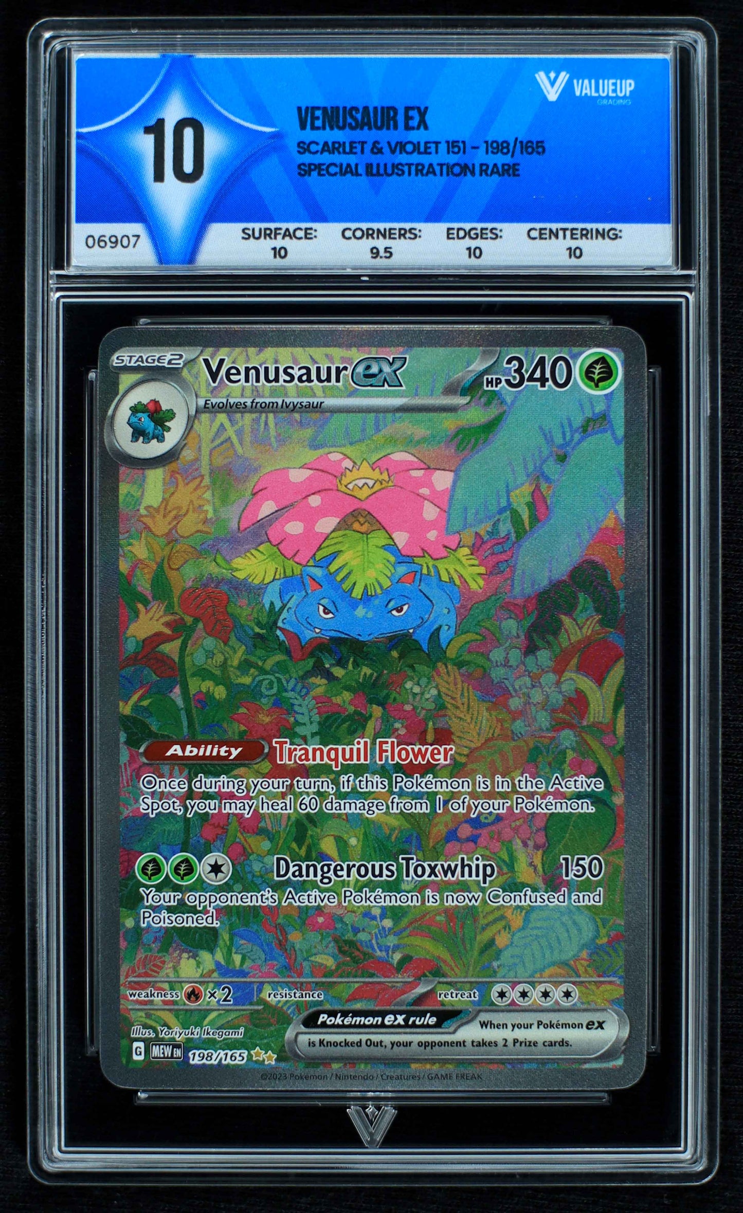 06907 VENUSAUR EX Grading Card