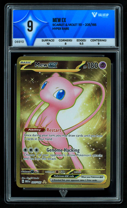 06910 MEW EX Grading Card
