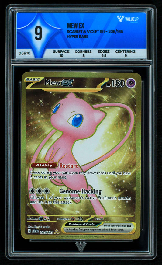 06910 MEW EX Grading Card