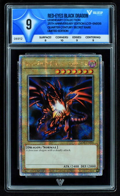 06912 RED-EYES BLACK DRAGON Grading Card