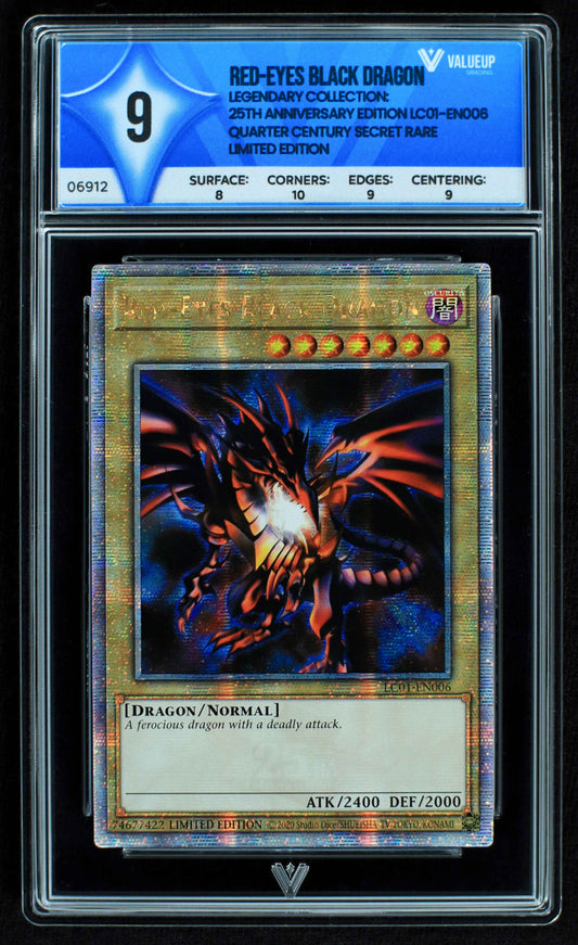 06912 RED-EYES BLACK DRAGON Grading Card
