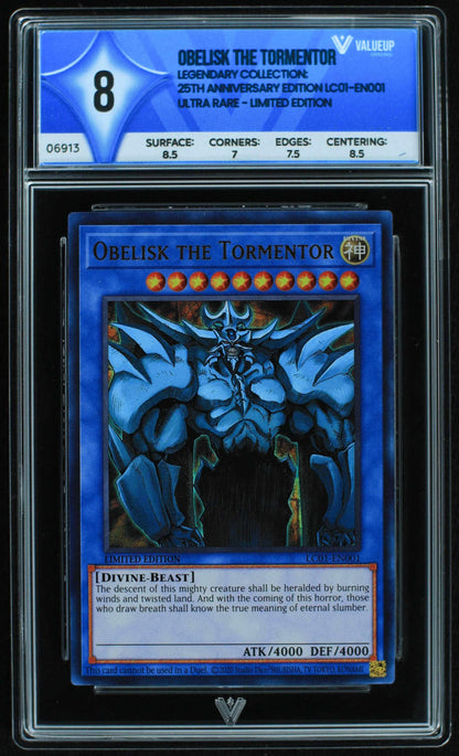 06913 OBELISK THE TORMENTOR Grading Card