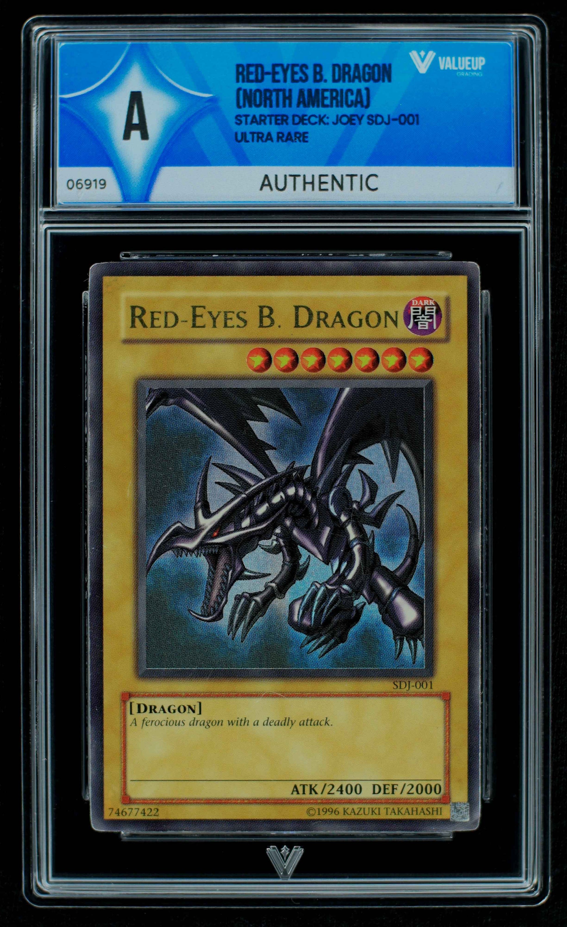 06919 RED-EYES B. DRAGON (NORTH AMERICA) Grading Card