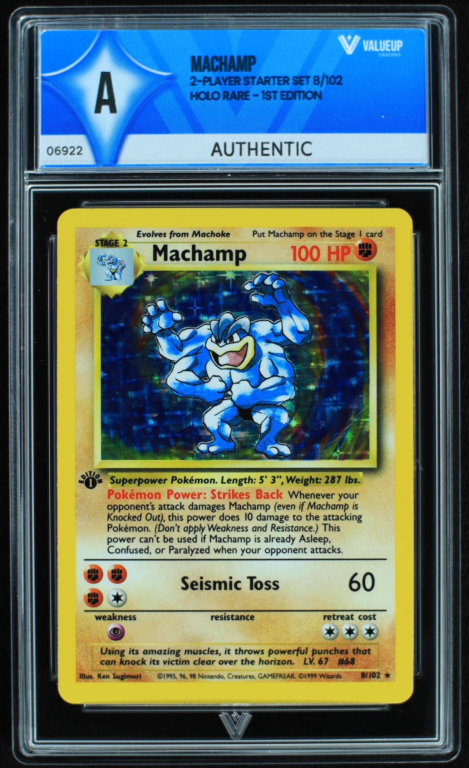06922 MACHAMP Grading Card