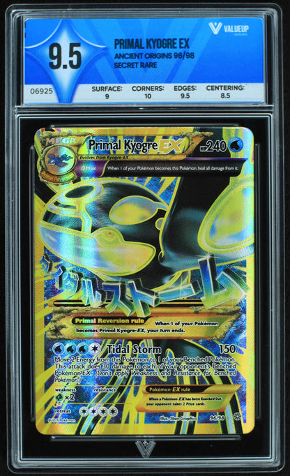 06925 PRIMAL KYOGRE EX Grading Card