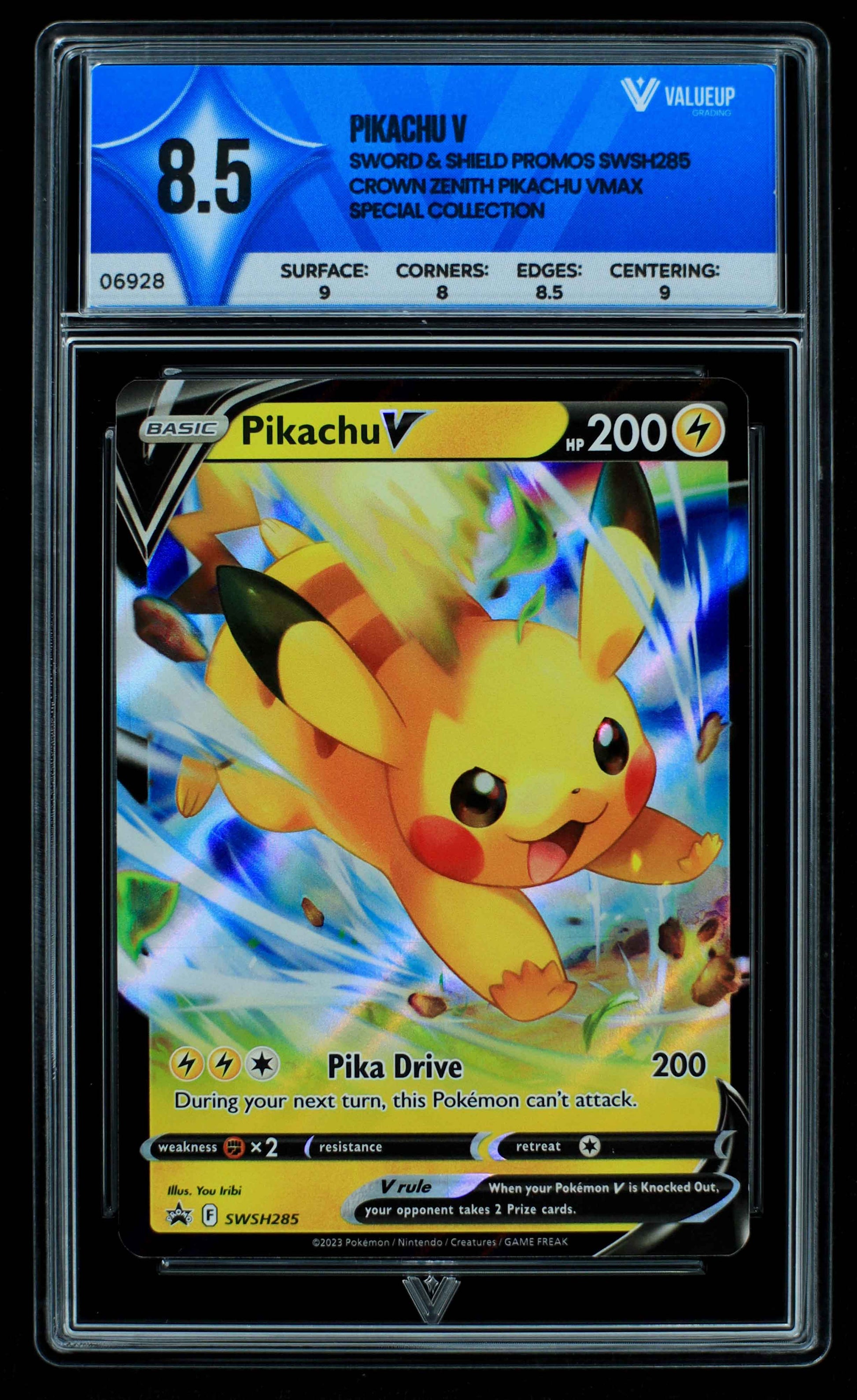 06928 PIKACHU V Grading Card