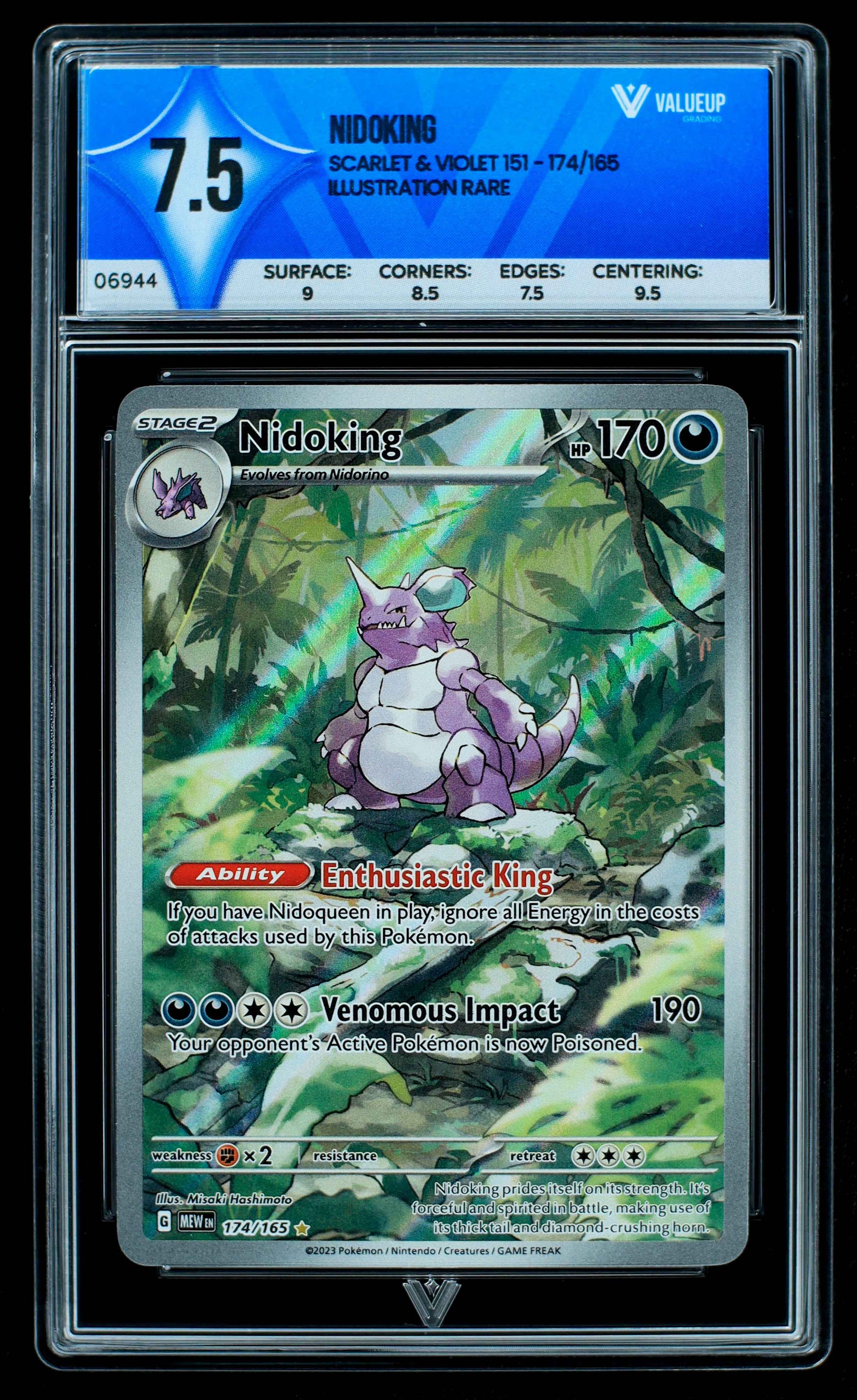 06944 NIDOKING Grading Card