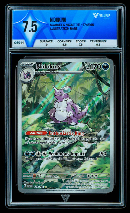 06944 NIDOKING Grading Card