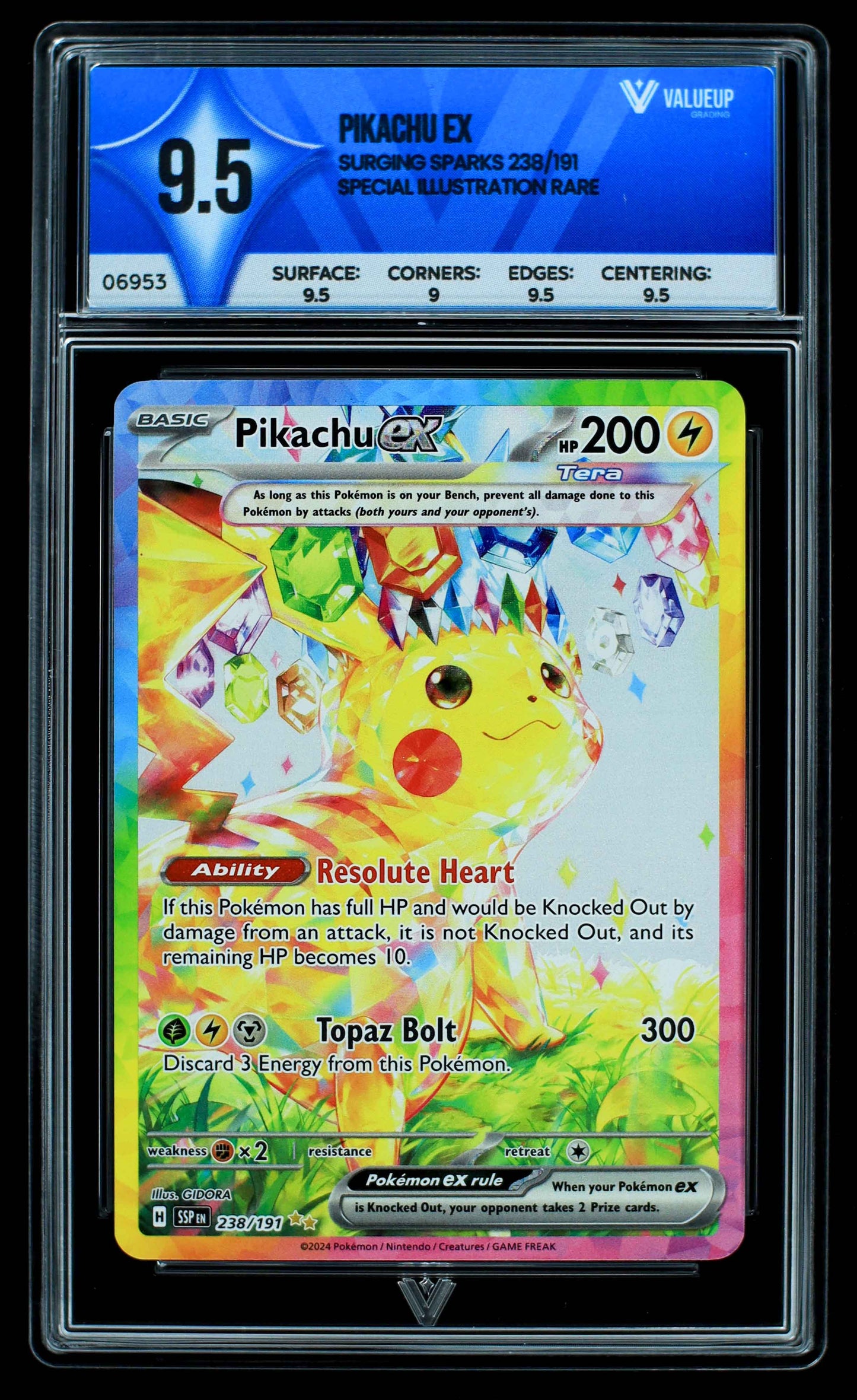 06953 PIKACHU EX Grading Card