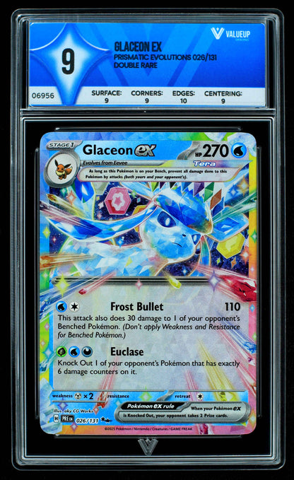 06956 GLACEON EX Grading Card