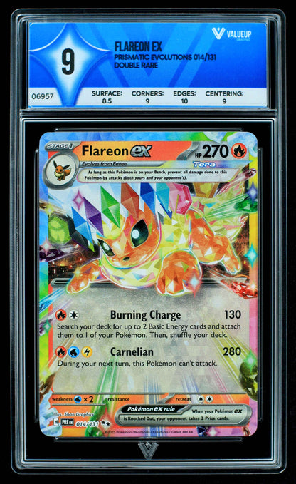 06957 FLAREON EX Grading Card