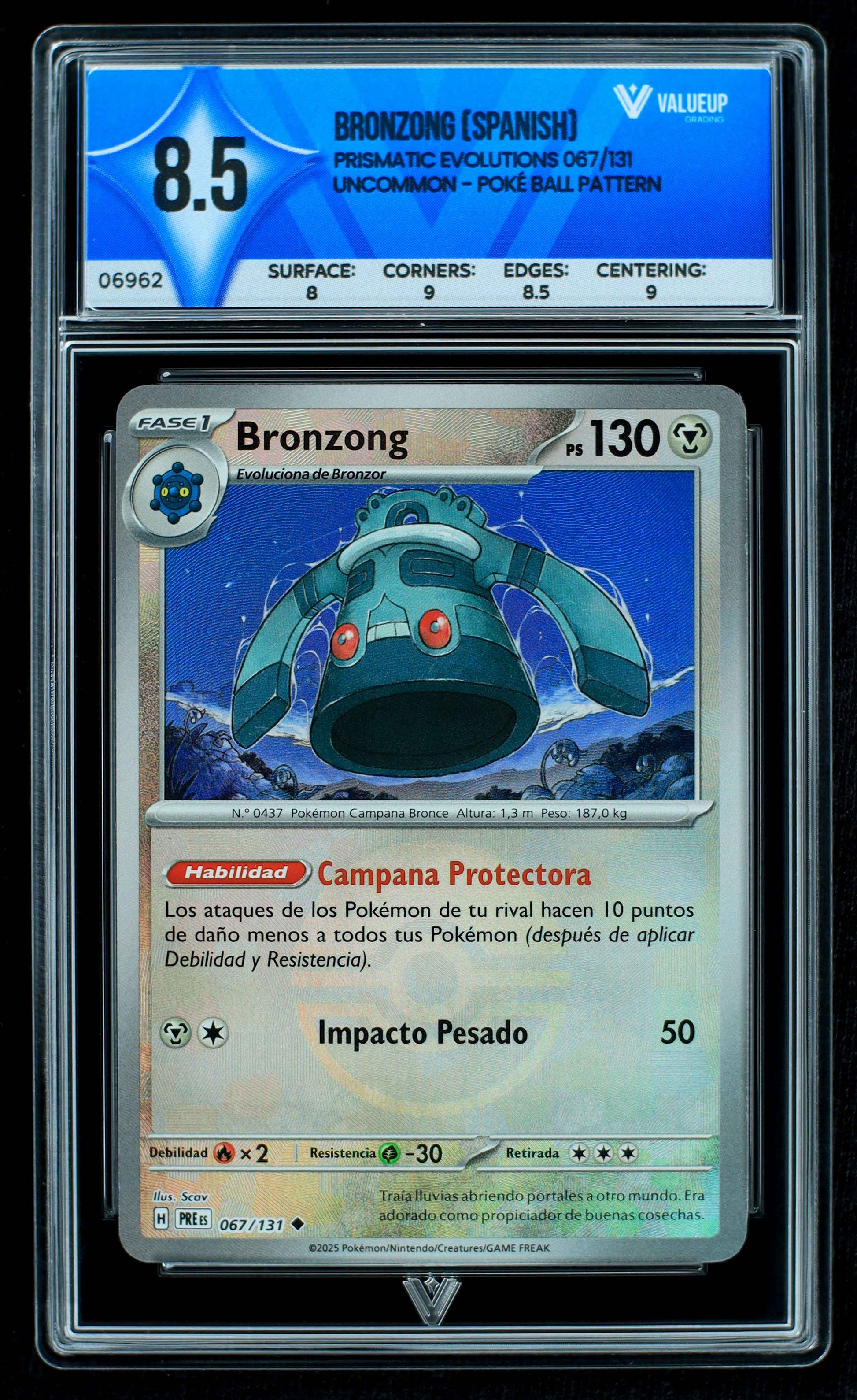 06962 BRONZONG (SPANISH) Grading Card