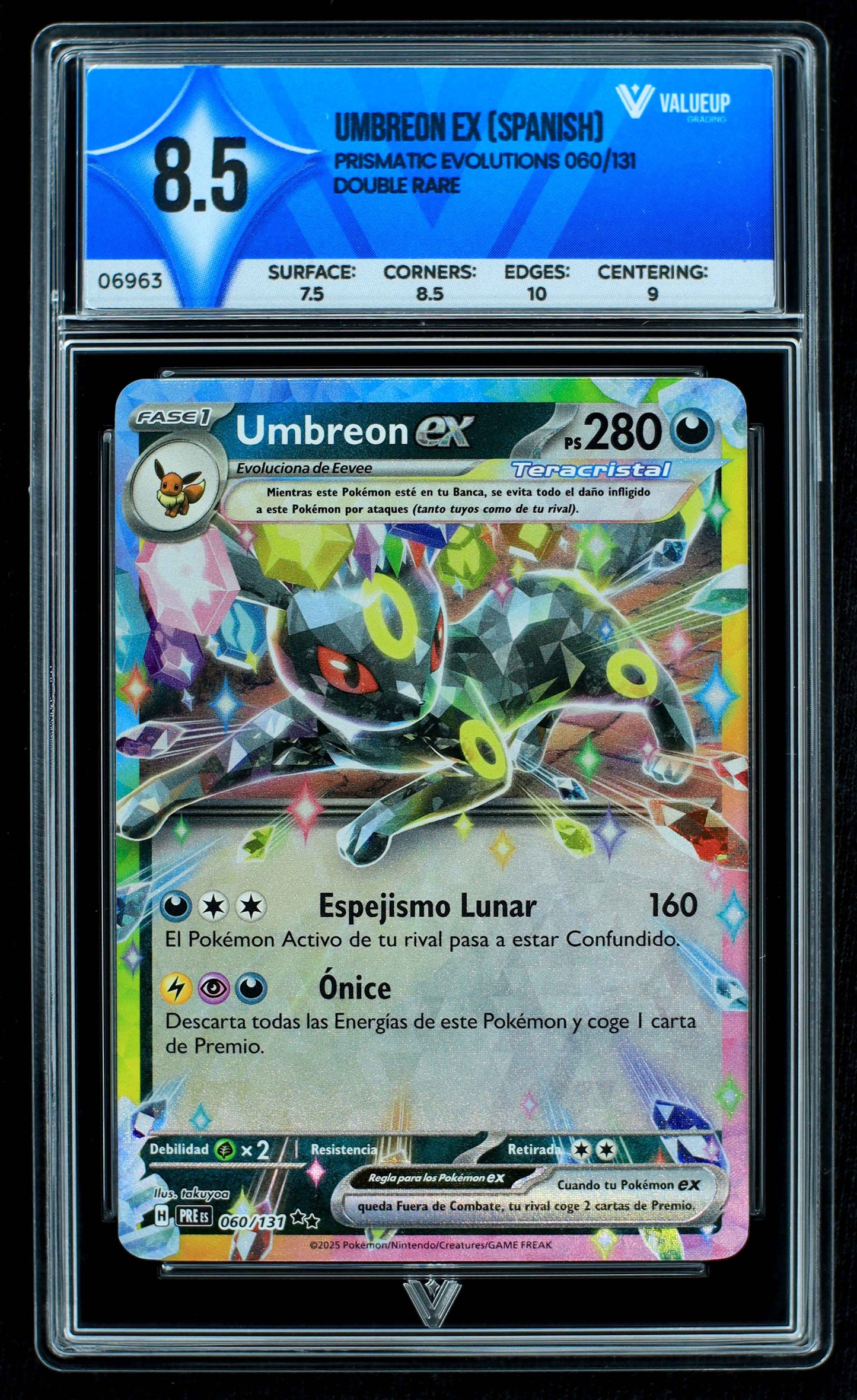 06963 UMBREON EX (SPANISH) Grading Card