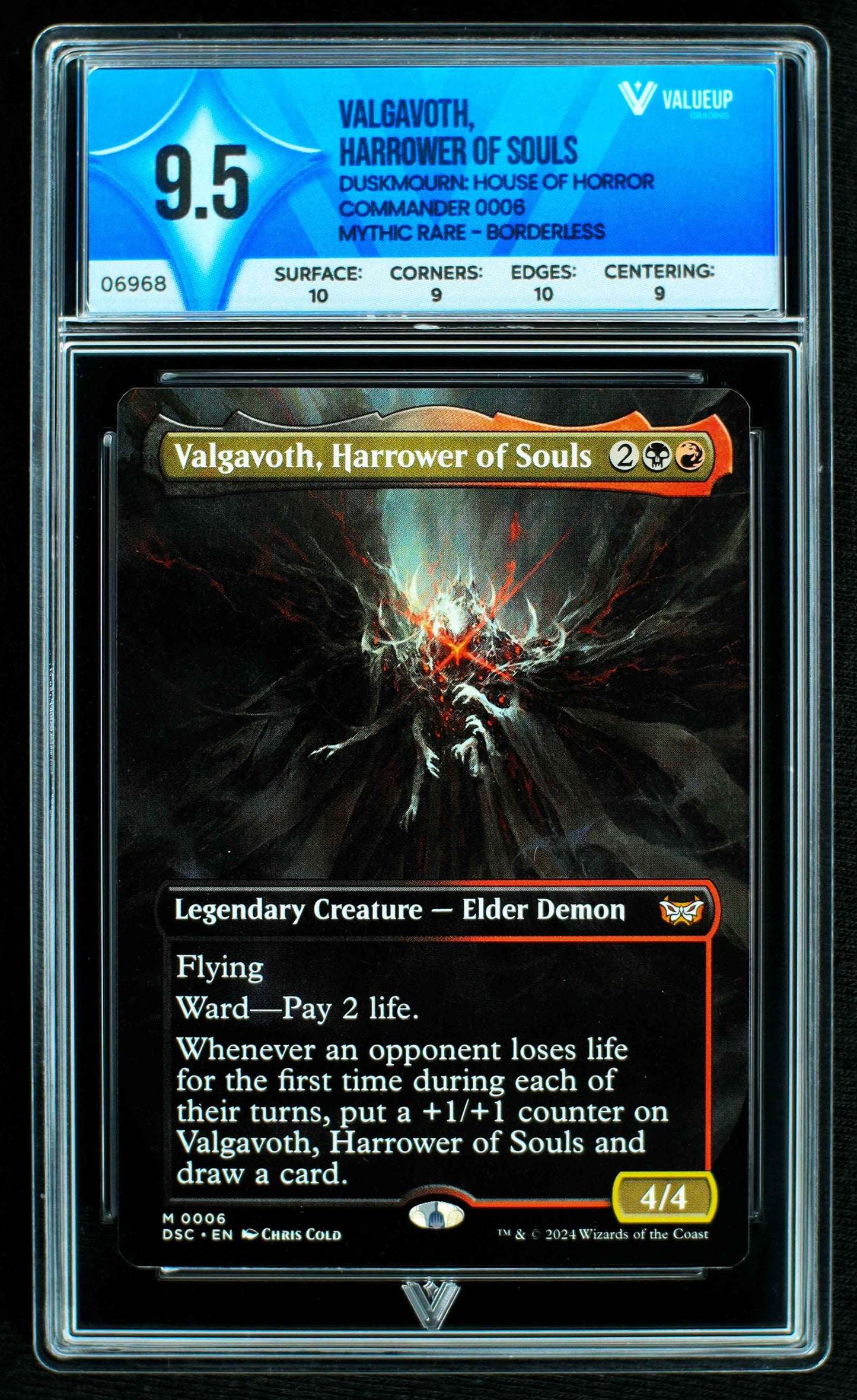 06968 VALGAVOTH, HARROWER OF SOULS Grading Card