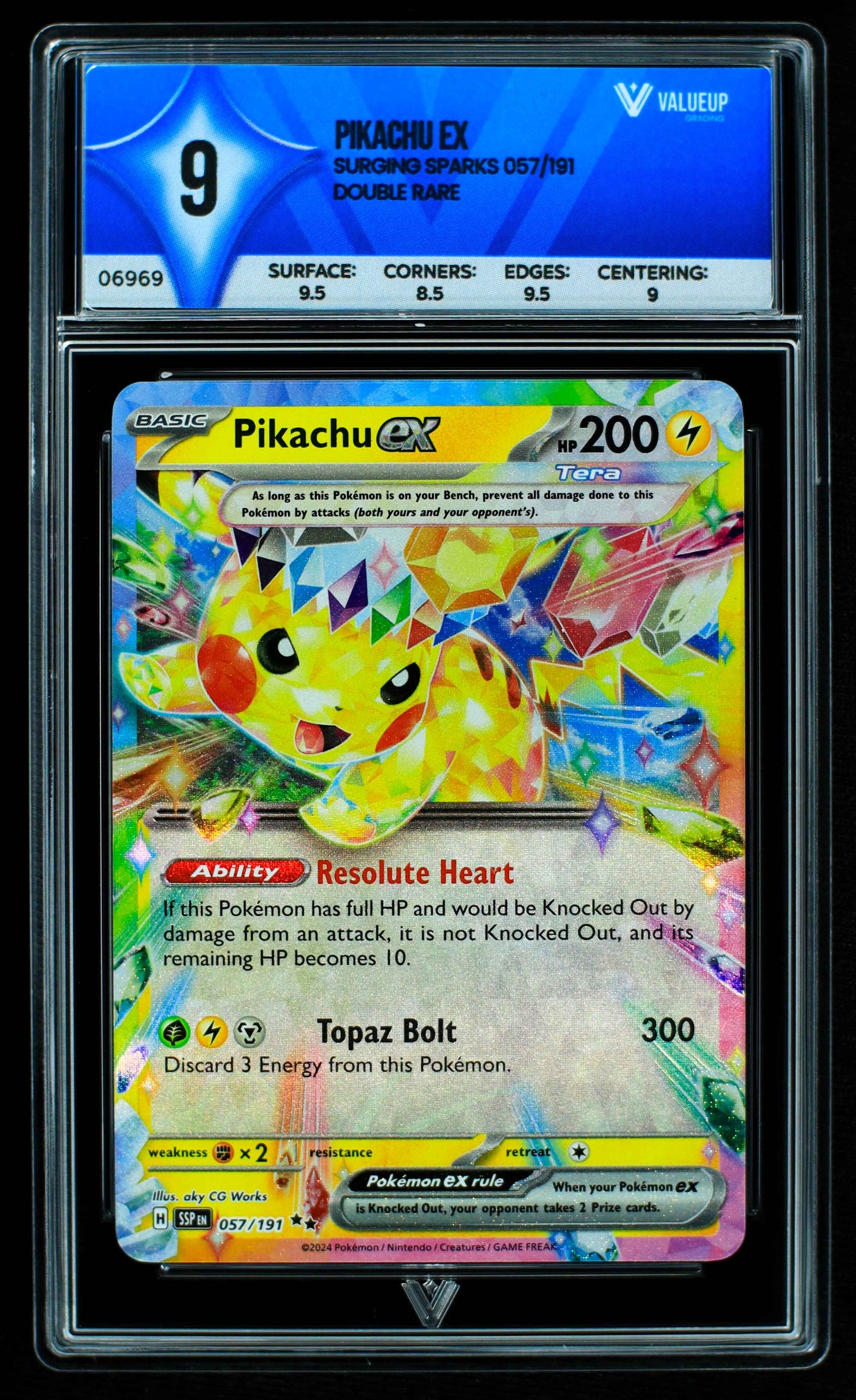 06969 PIKACHU EX Grading Card