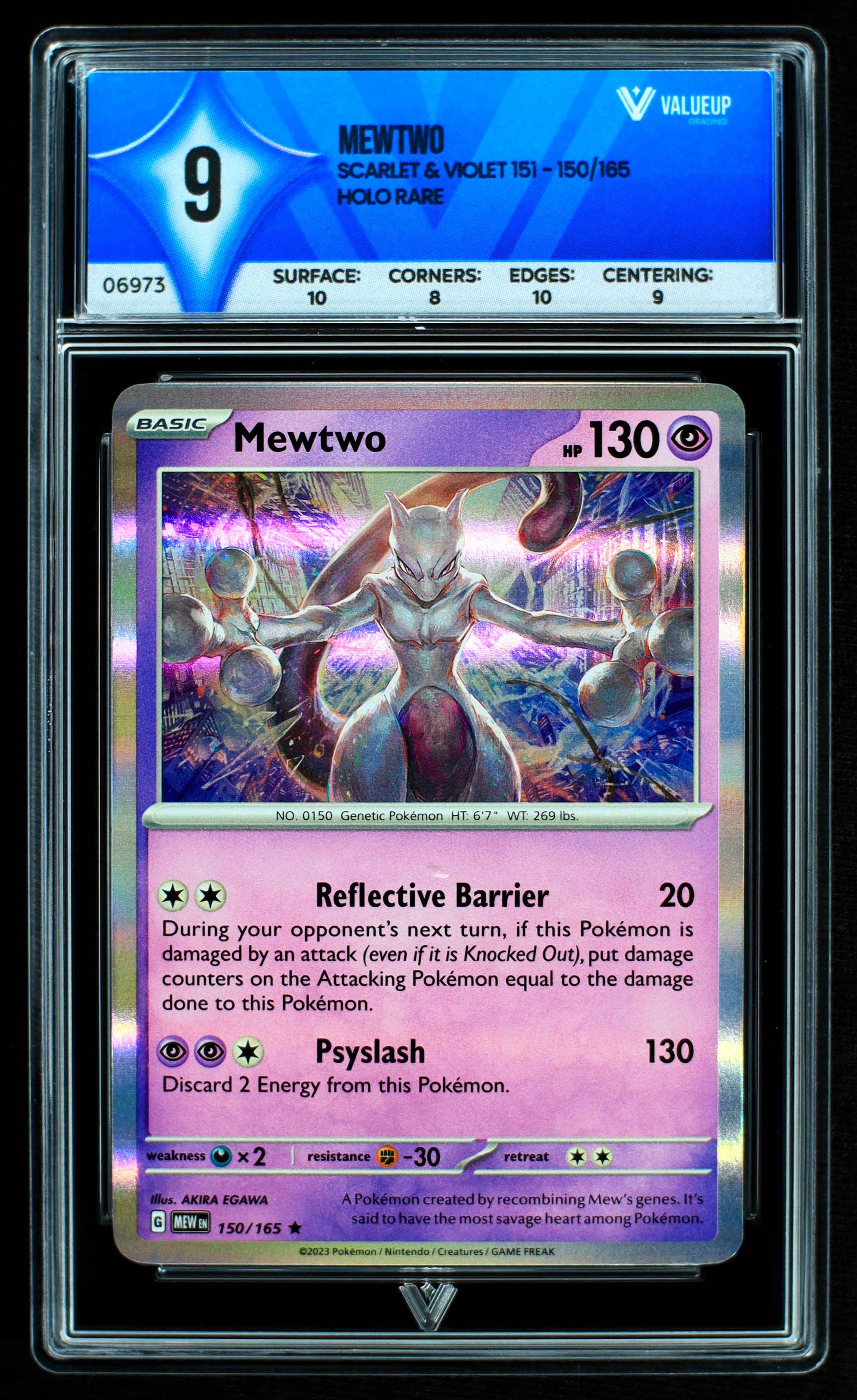 06973 MEWTWO Grading Card