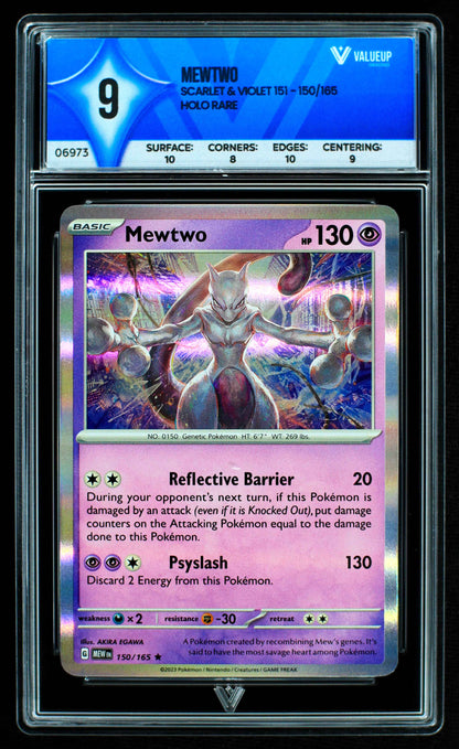06973 MEWTWO Grading Card