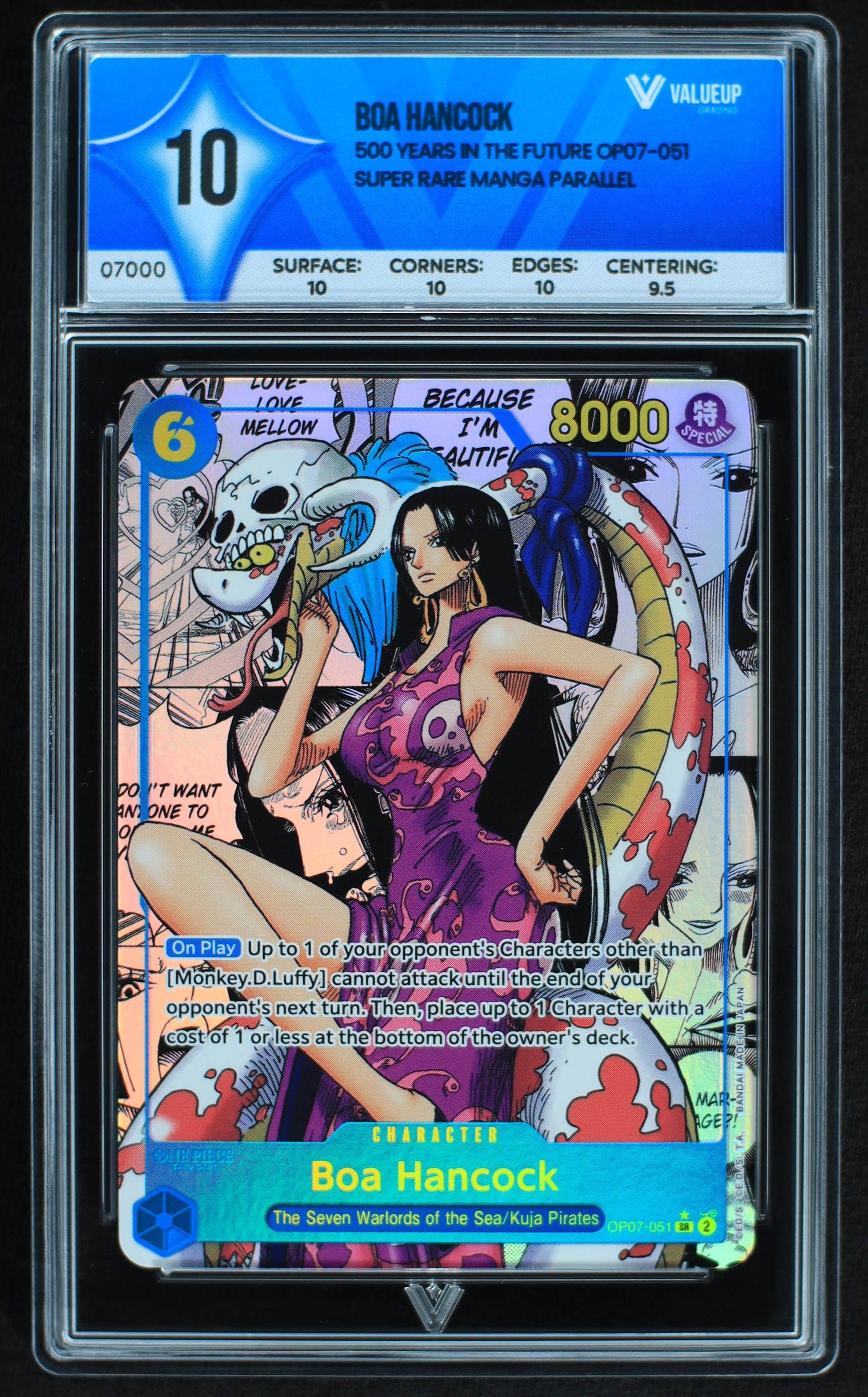 07000 BOA HANCOCK Grading Card