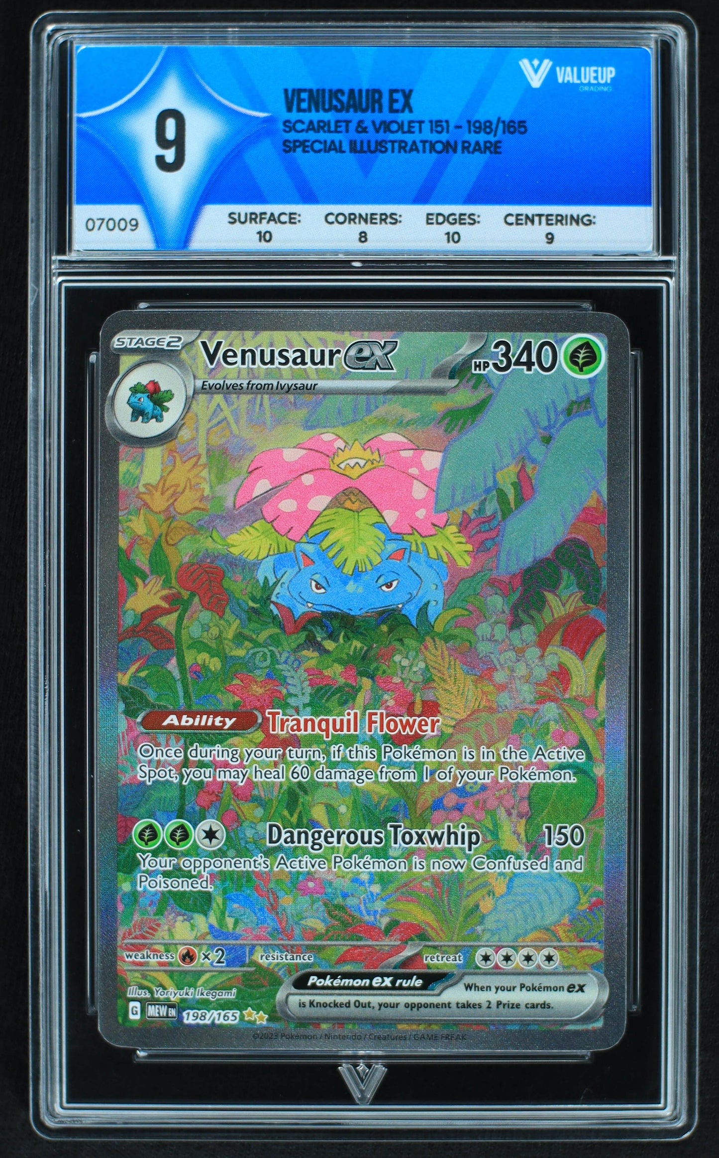 07009 VENUSAUR EX Grading Card