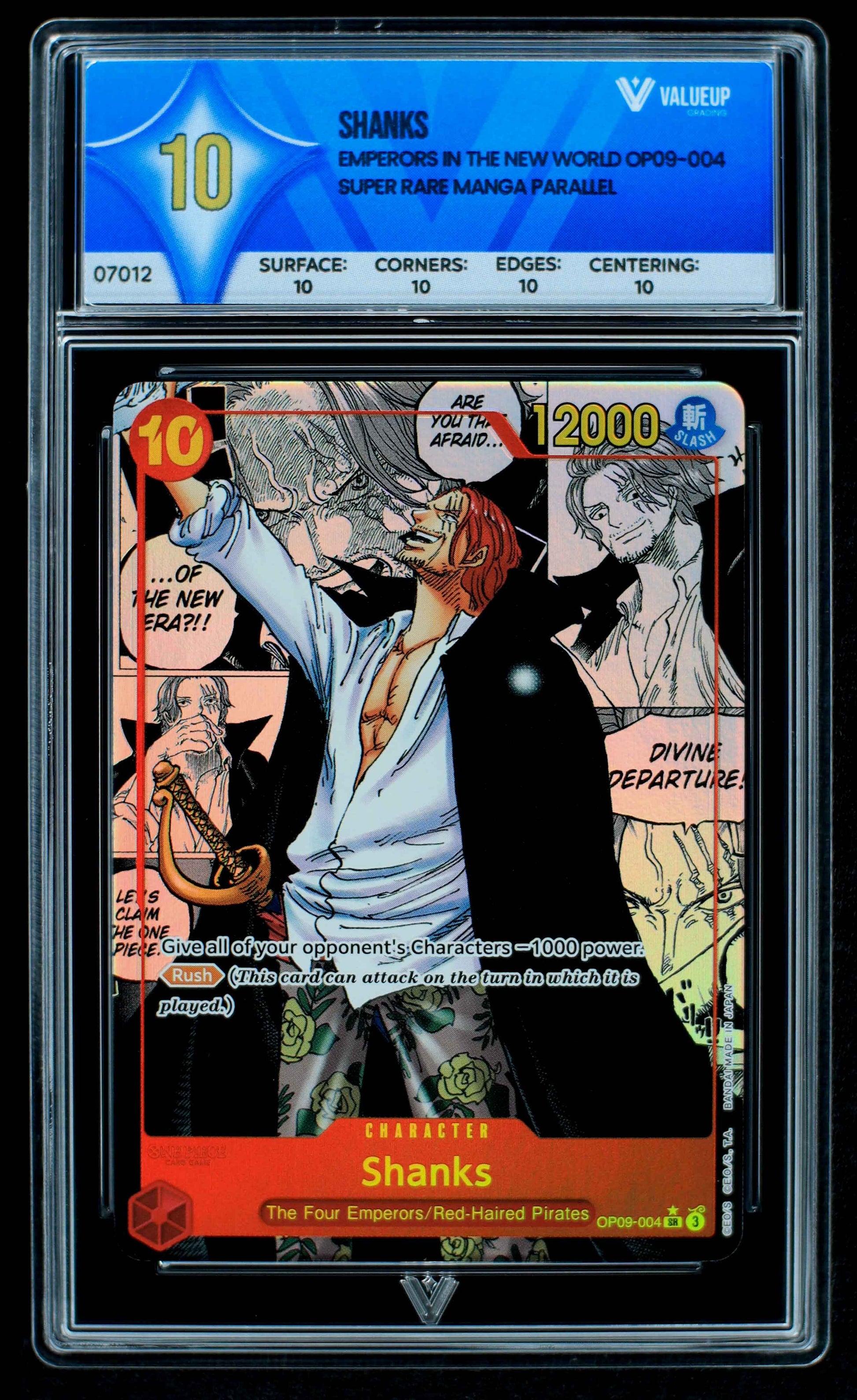 07012 SHANKS Grading Card