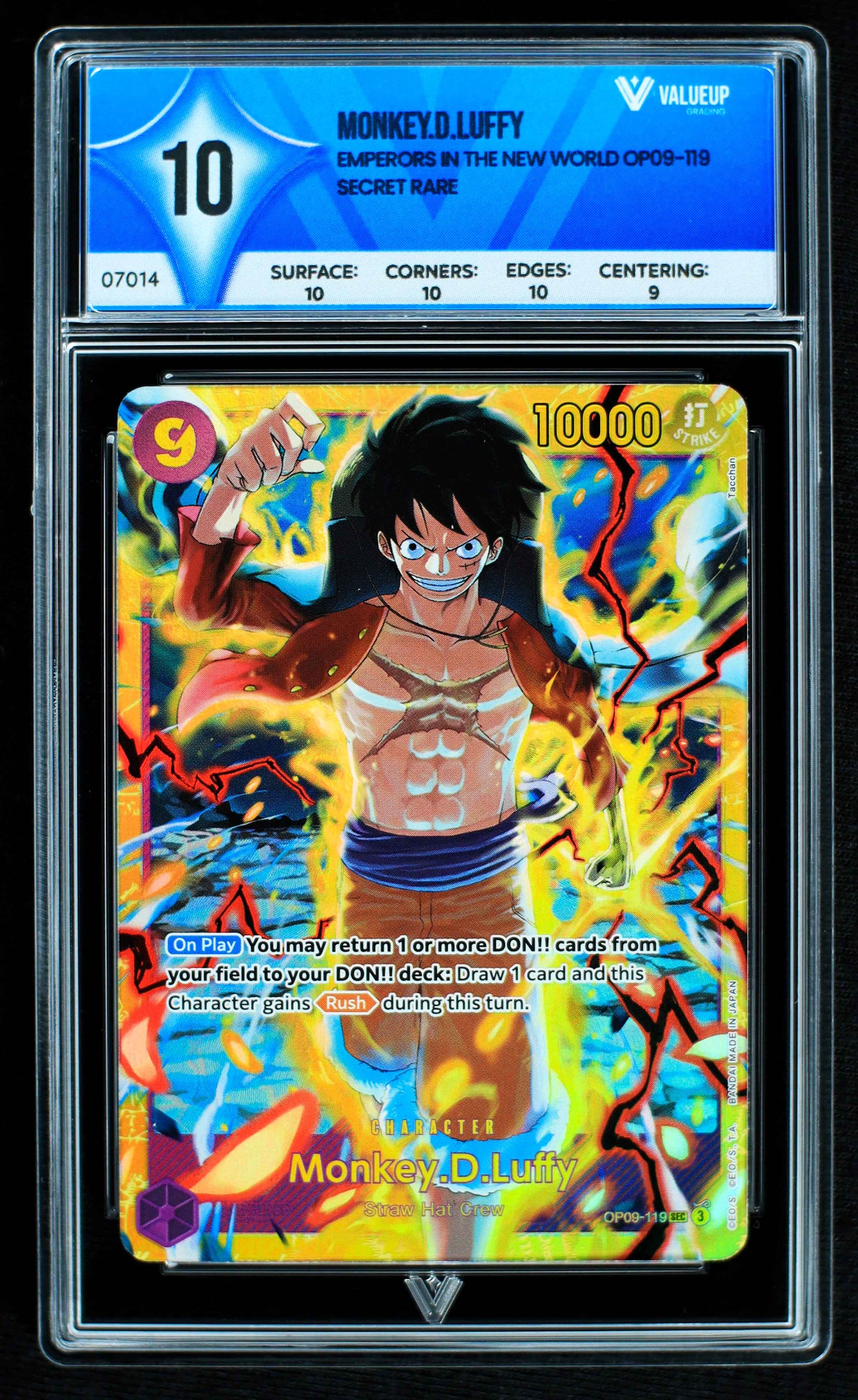 07014 MONKEY.D.LUFFY Grading Card