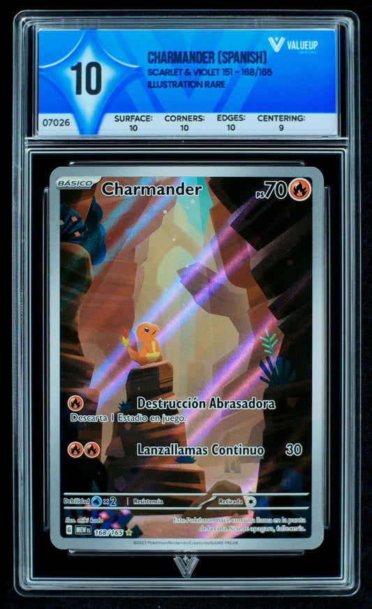 07026 CHARMANDER (SPANISH) Grading Card