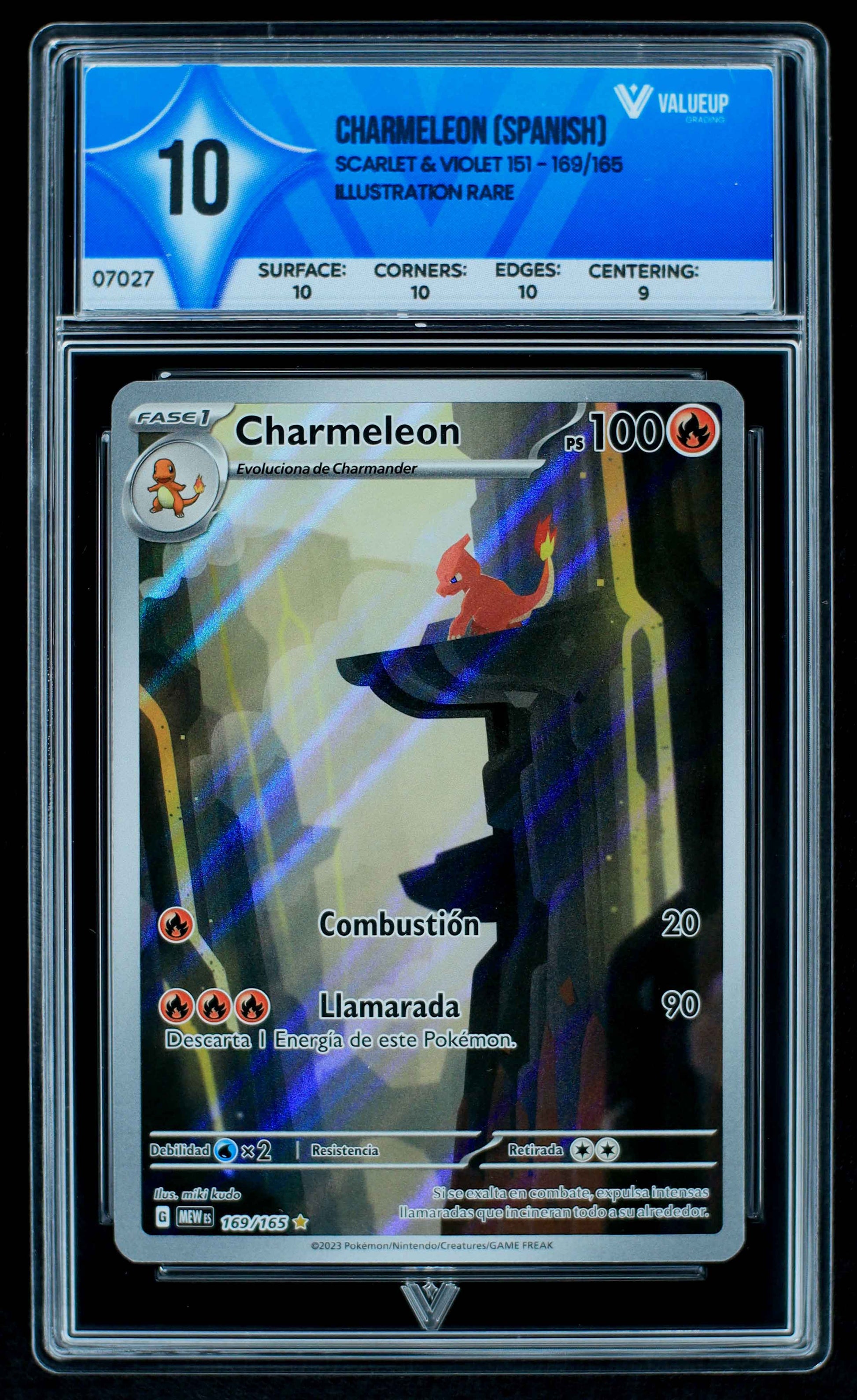 07027 CHARMELEON (SPANISH) Grading Card
