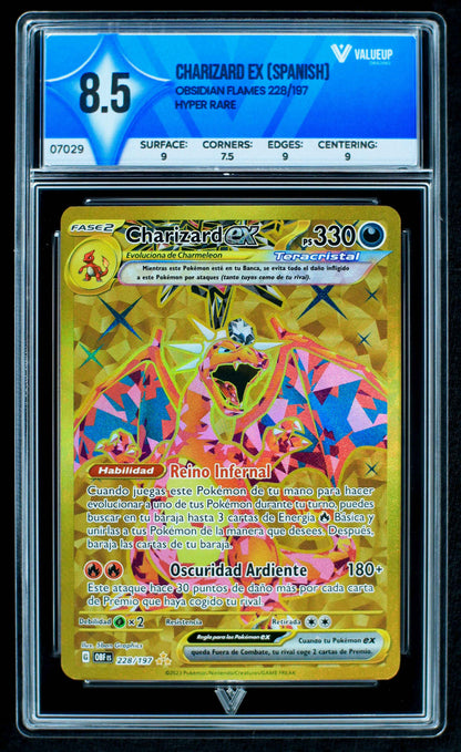 07029 CHARIZARD EX (SPANISH) Grading Card