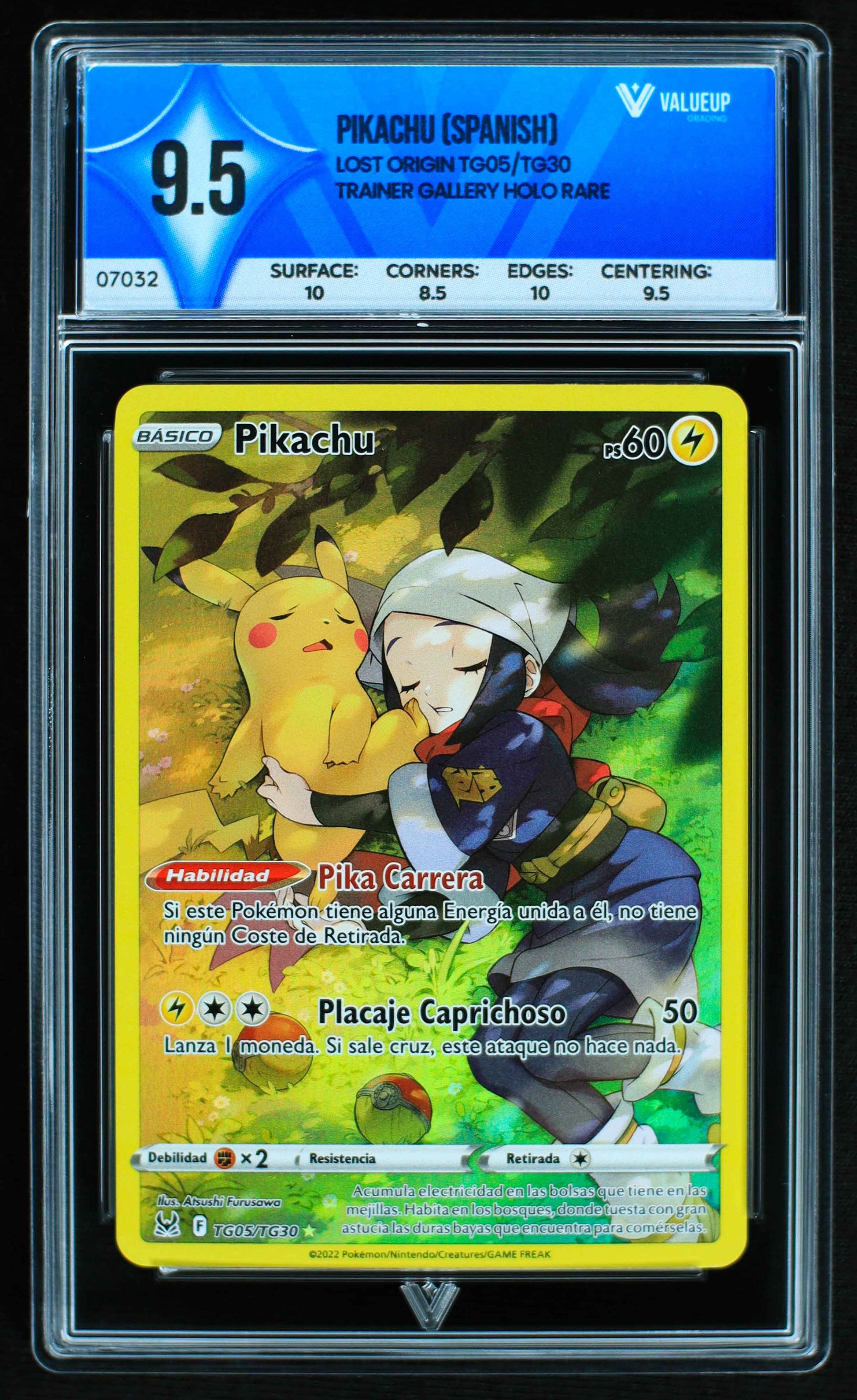 07032 PIKACHU (SPANISH) Grading Card
