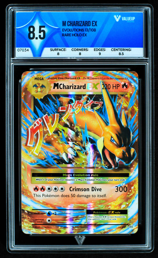 07034 M CHARIZARD EX Grading Card