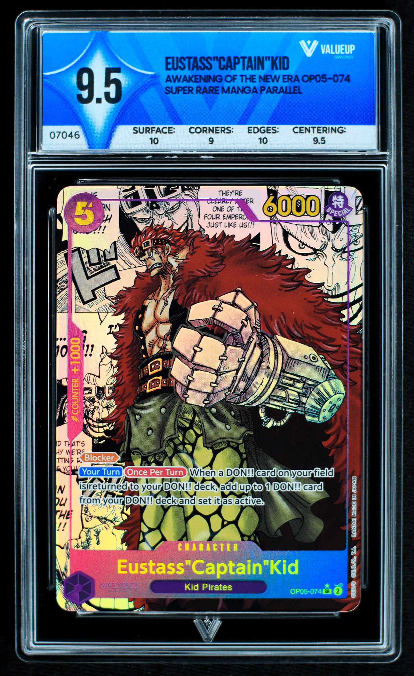 07046 EUSTASS"CAPTAIN"KID Grading Card