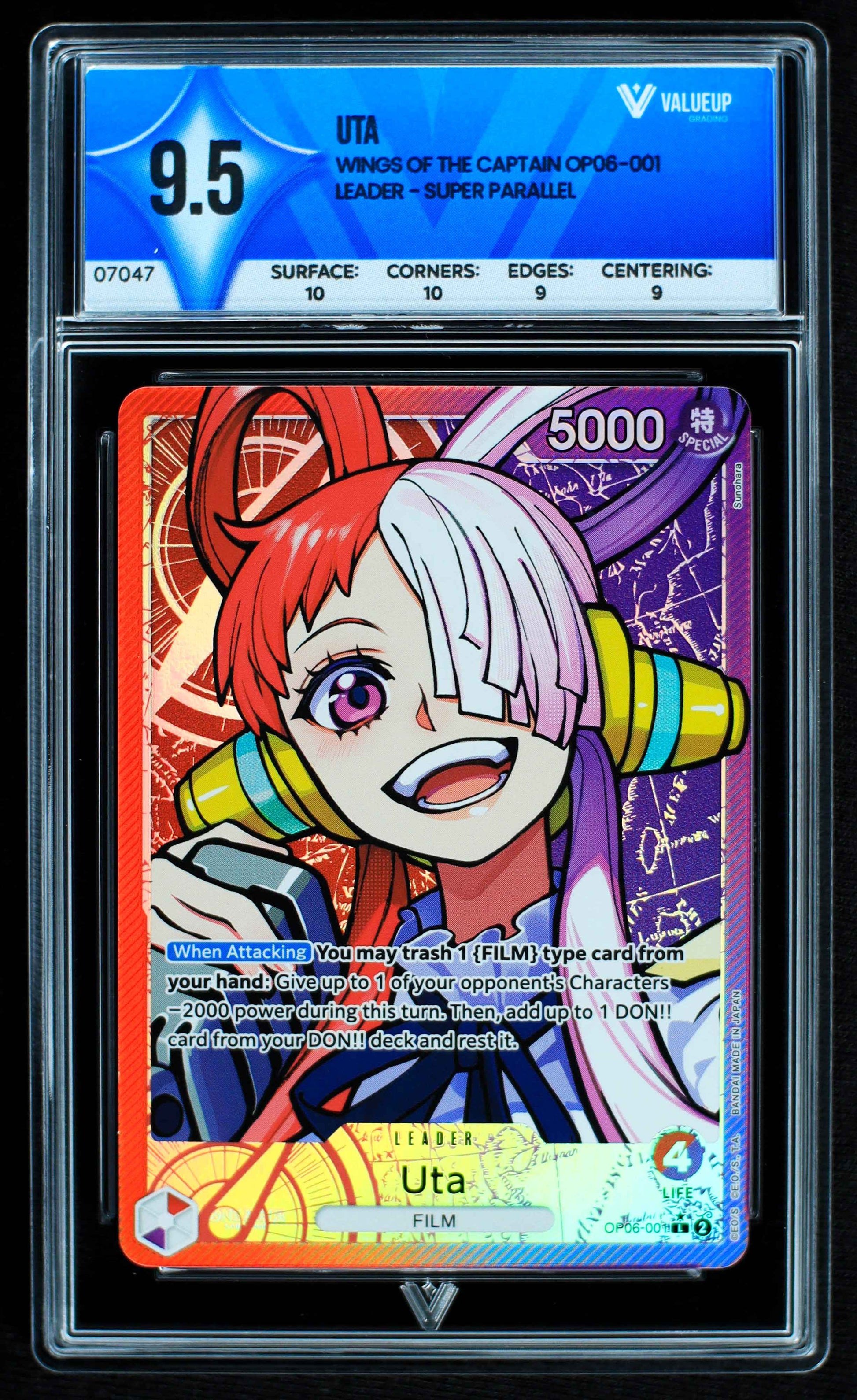 07047 UTA Grading Card