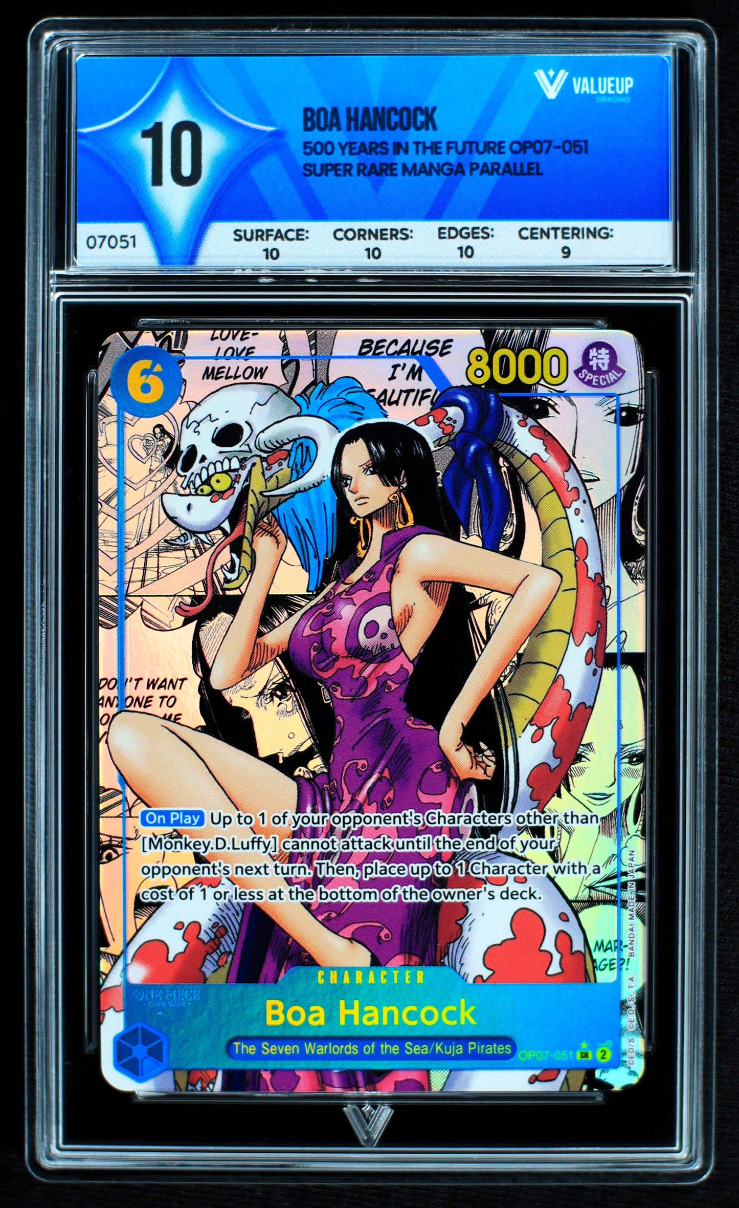 07051 BOA HANCOCK Grading Card