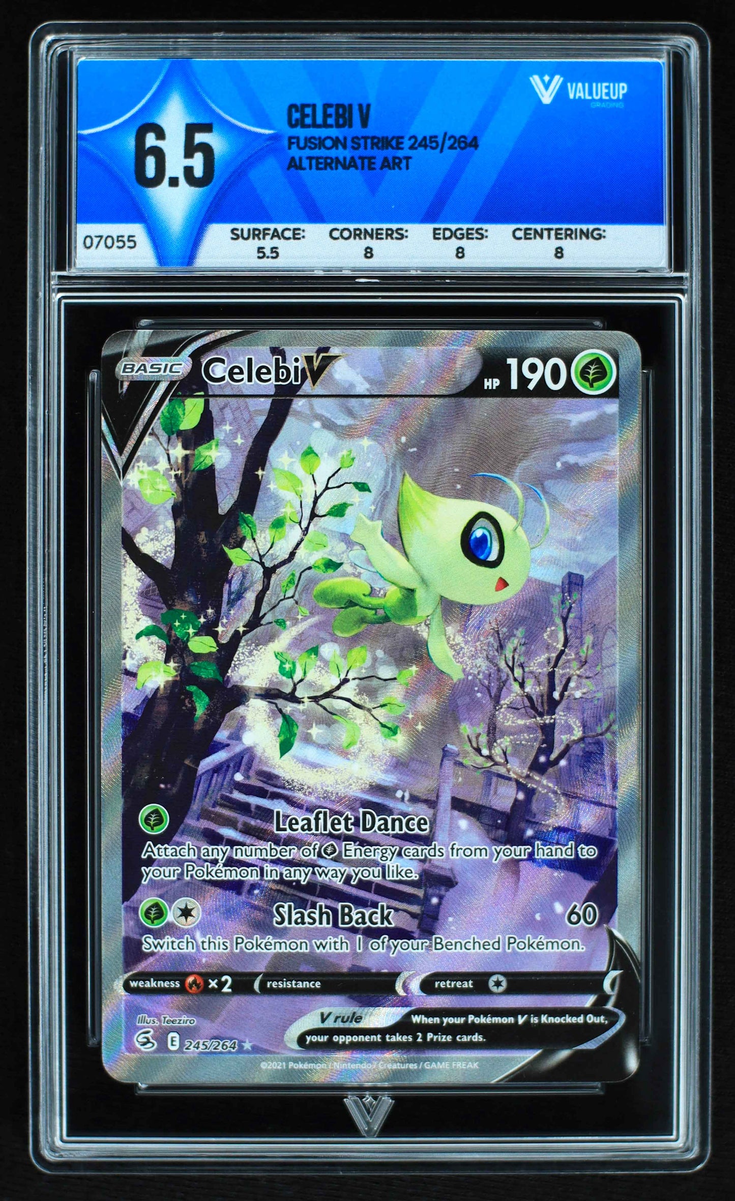 07055 CELEBI V Grading Card