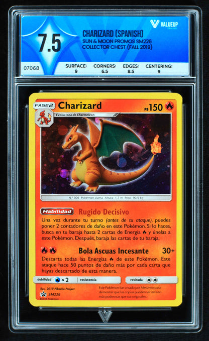 07068 CHARIZARD (SPANISH) Grading Card