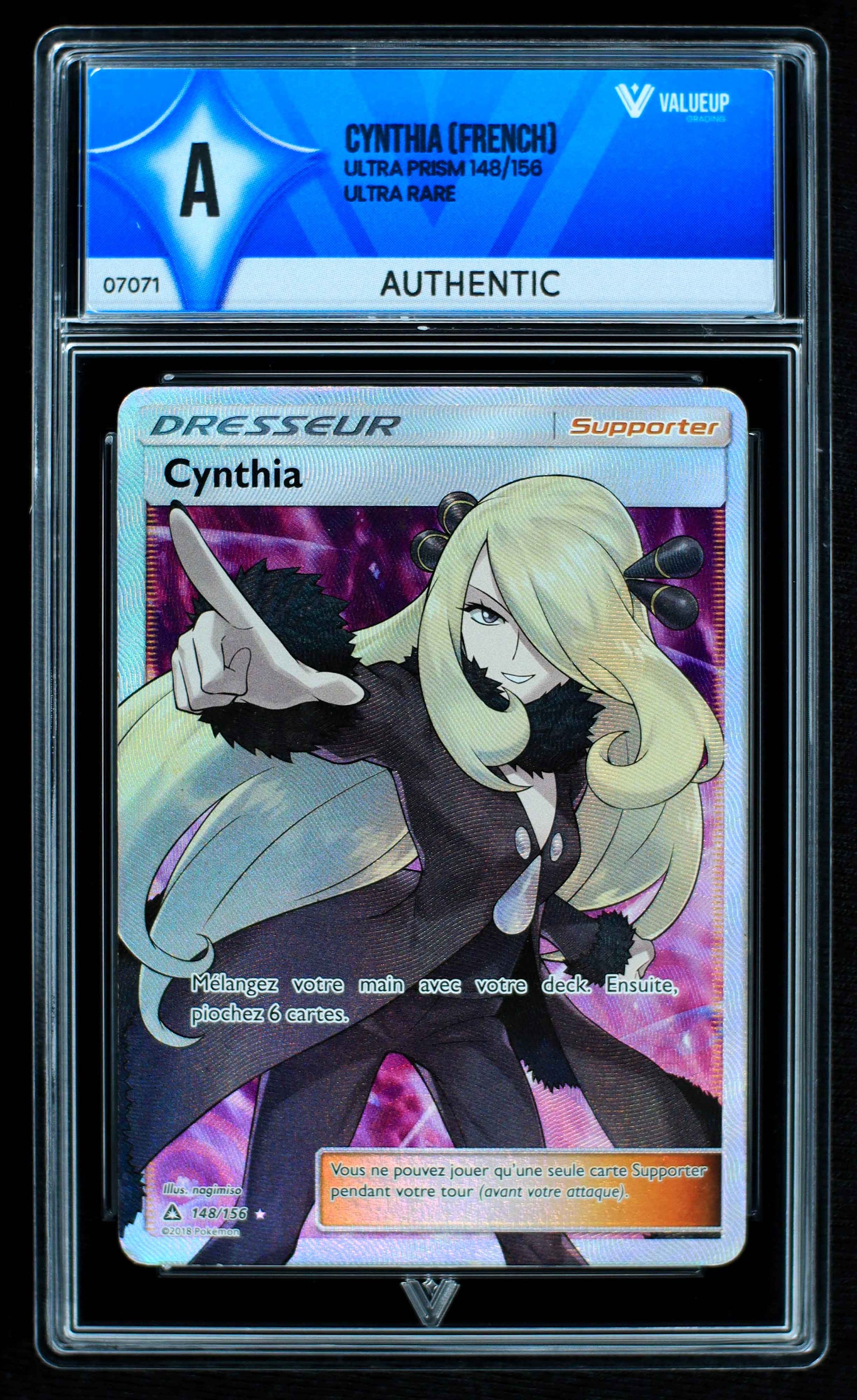 07071 CYNTHIA (FRENCH) Grading Card