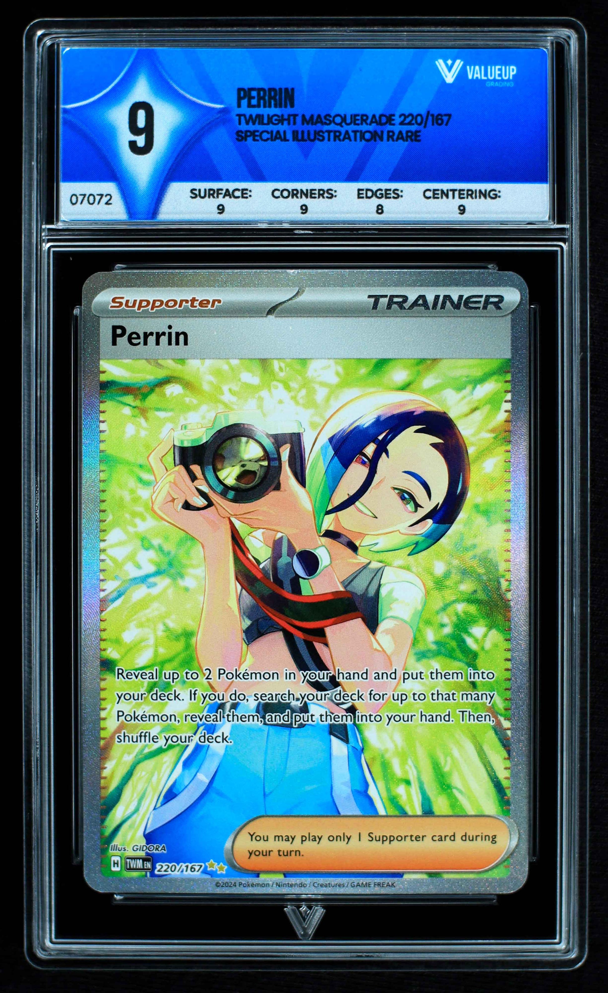 07072 PERRIN Grading Card