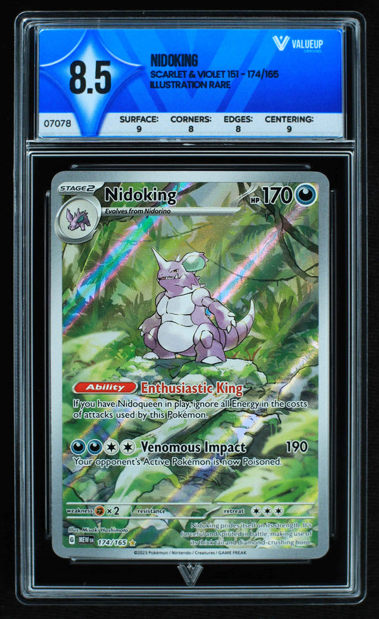 07078 NIDOKING Grading Card