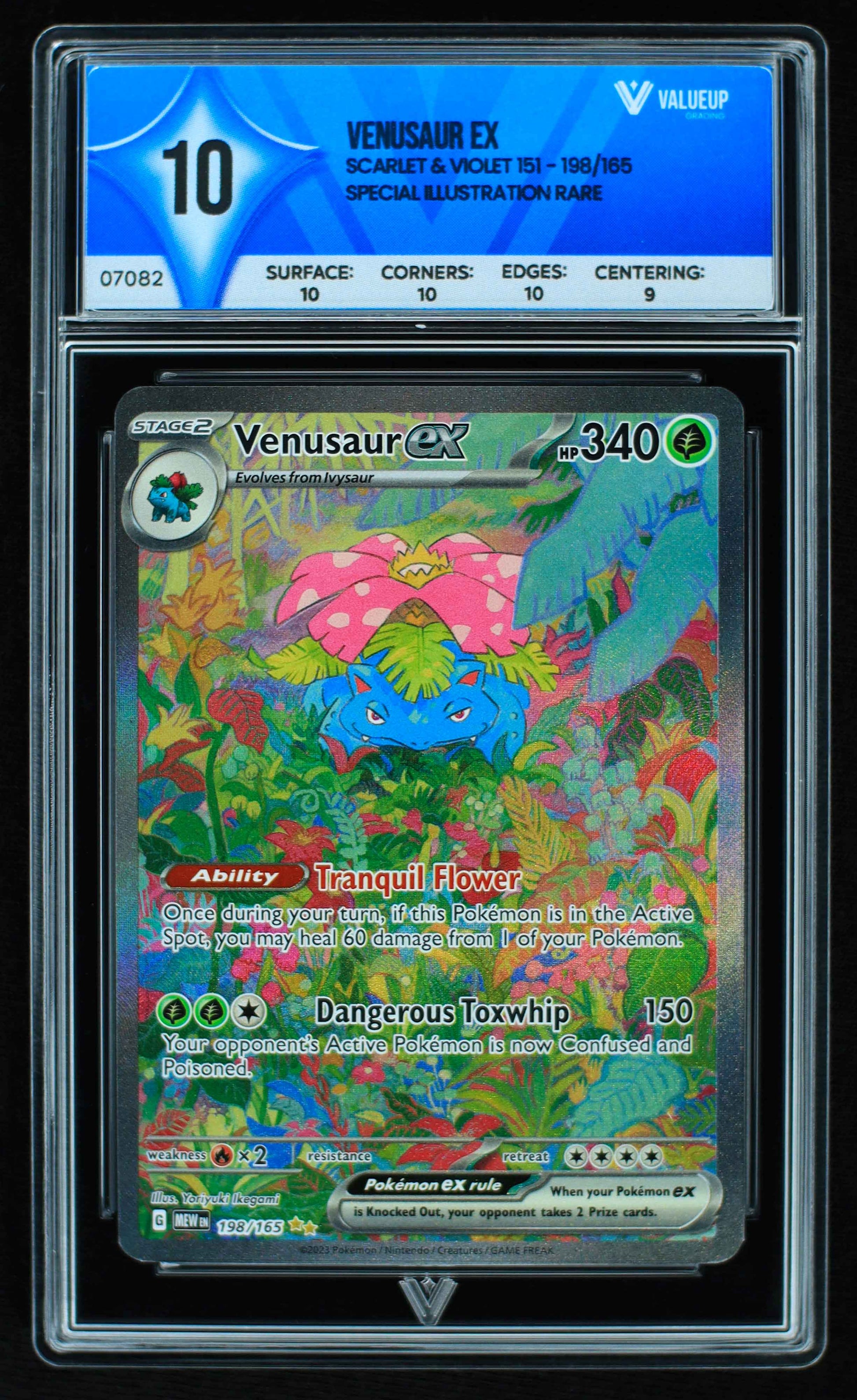07082 VENUSAUR EX Grading Card