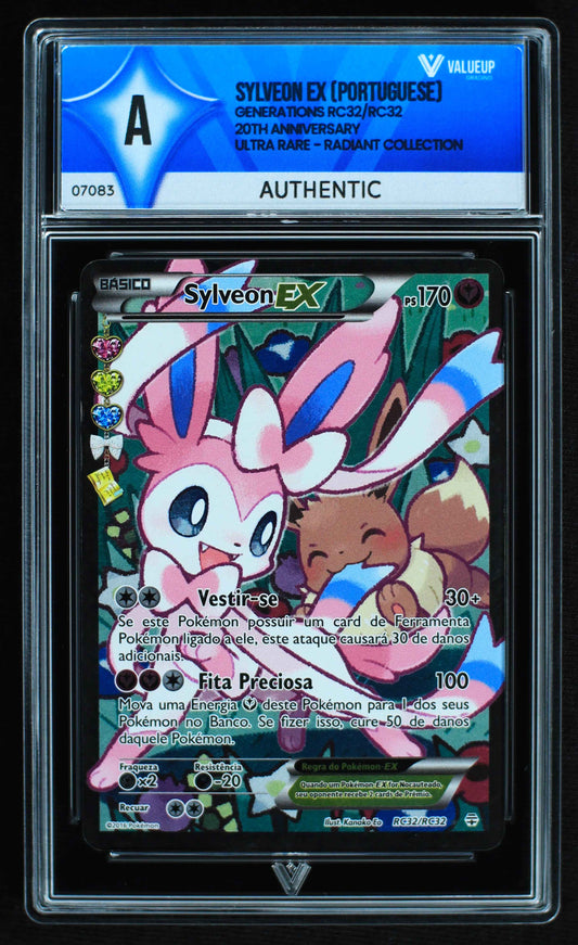 07083 SYLVEON EX (PORTUGUESE) Grading Card