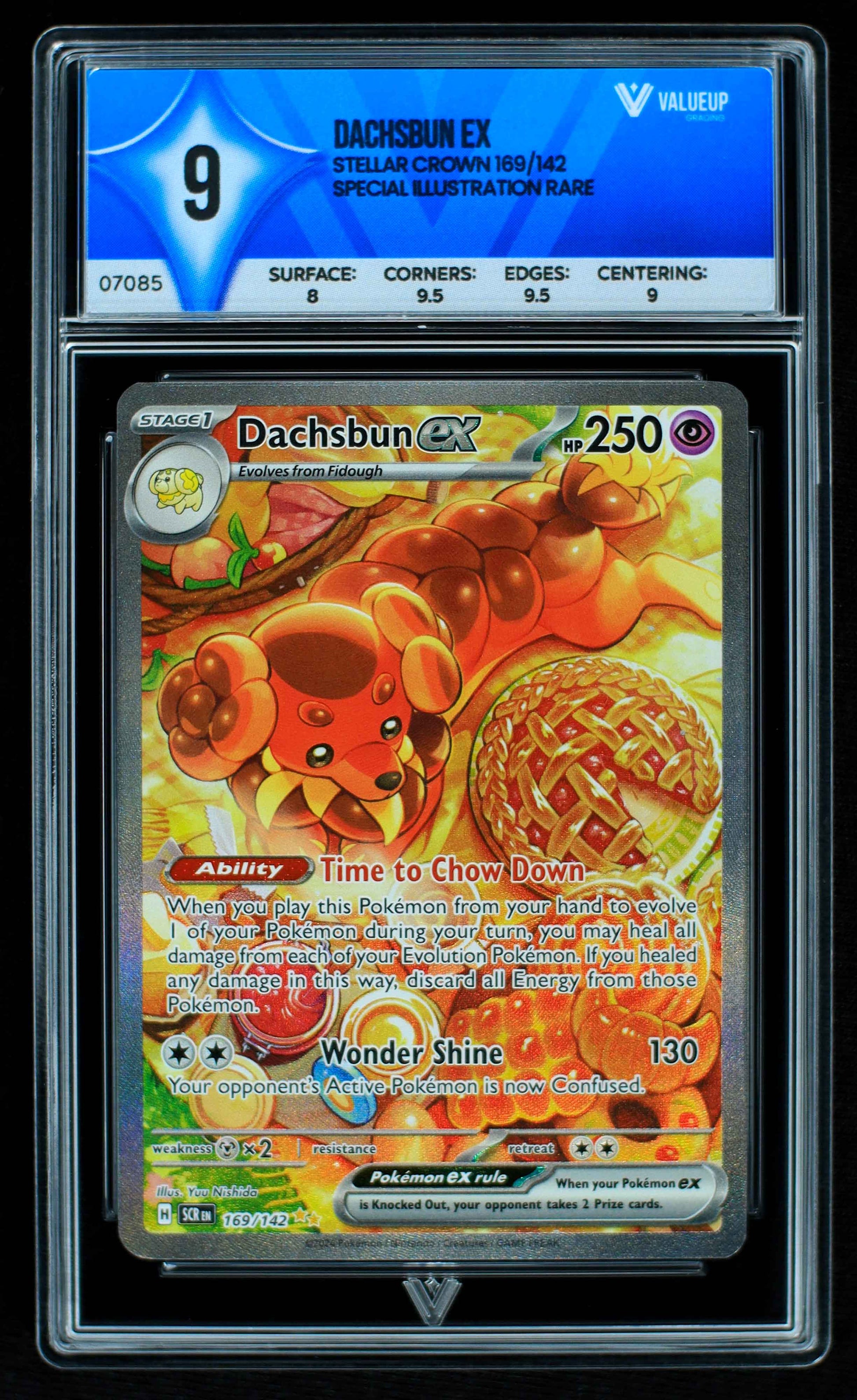 07085 DACHSBUN EX Grading Card