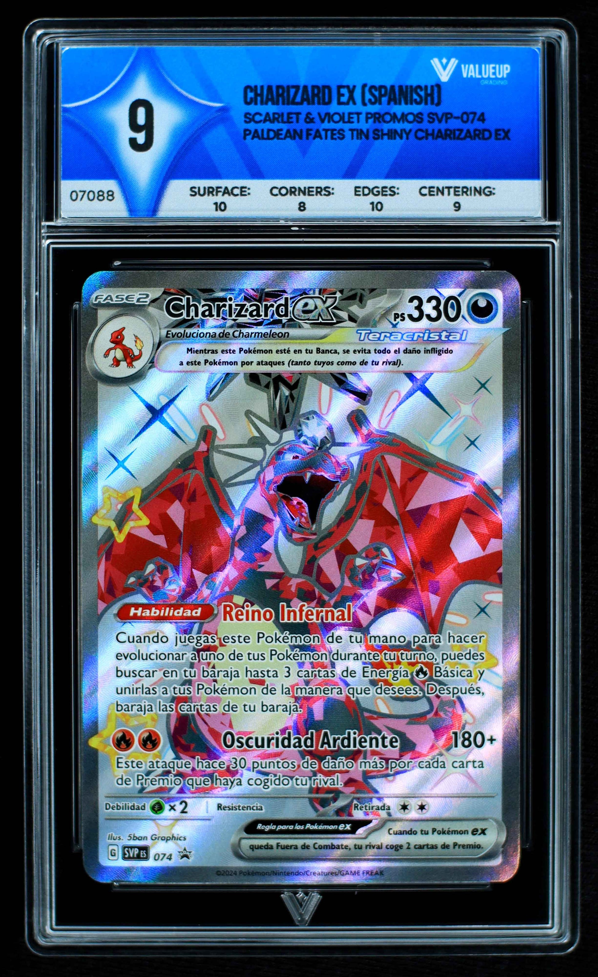 07088 CHARIZARD EX (SPANISH) Grading Card