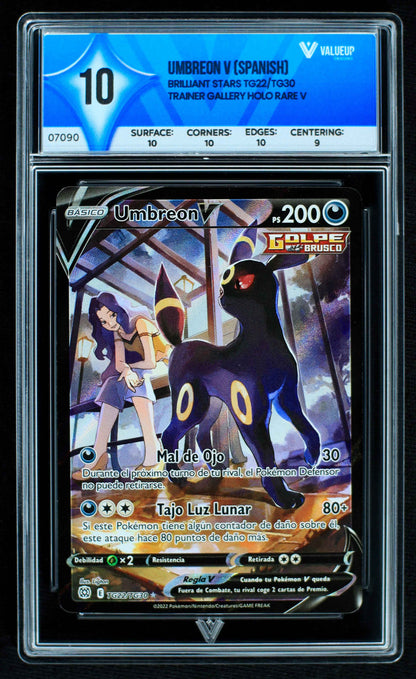 07090 UMBREON V (SPANISH) Grading Card