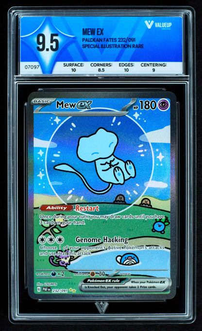 07097 MEW EX Grading Card