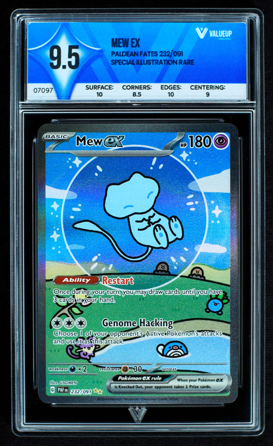 07097 MEW EX Grading Card